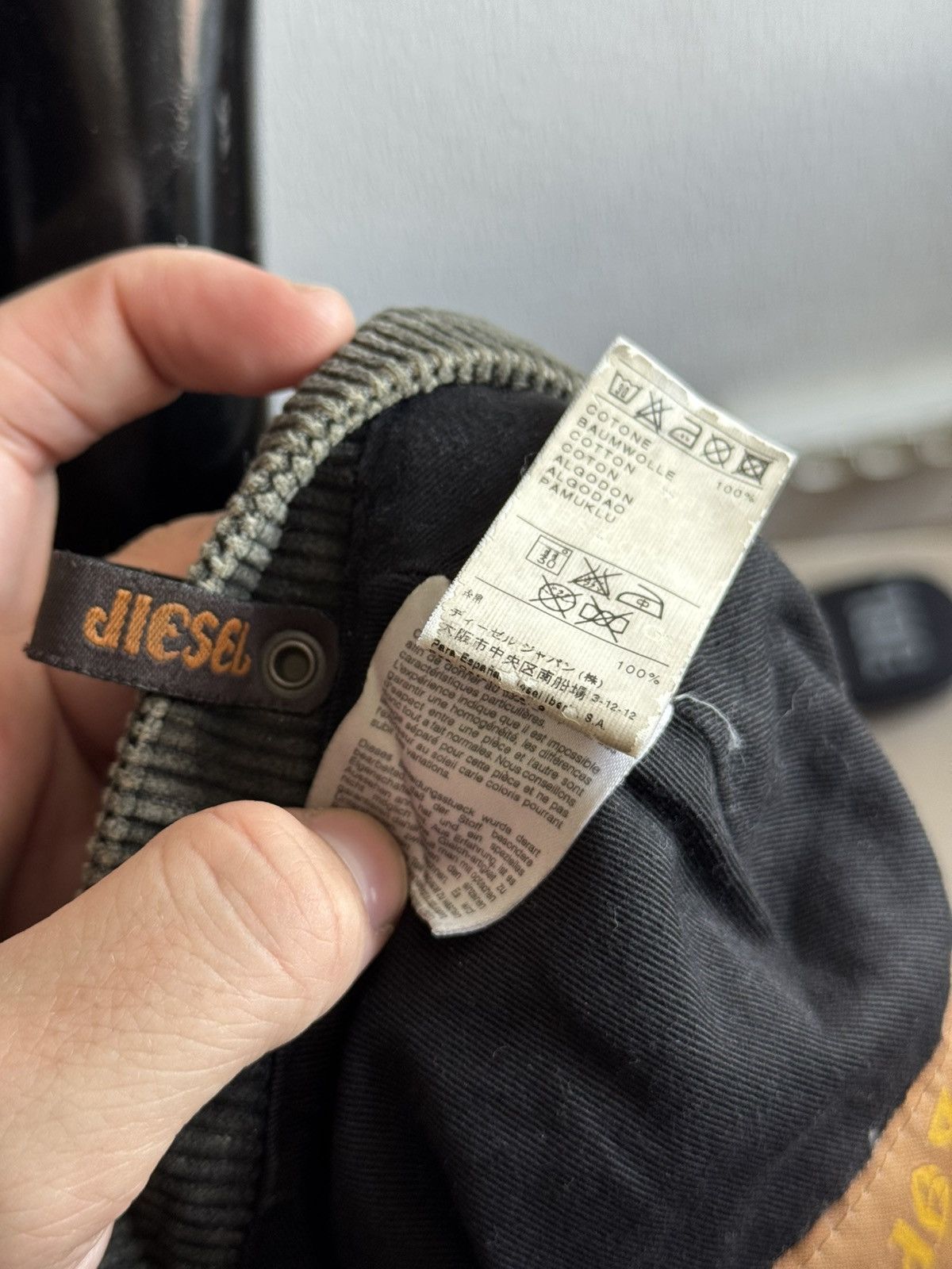 Diesel × Vintage DIESEL VINTAGE CORDUROY BARETTA CAP RARE 00s Size ONE SIZE - 11 Thumbnail