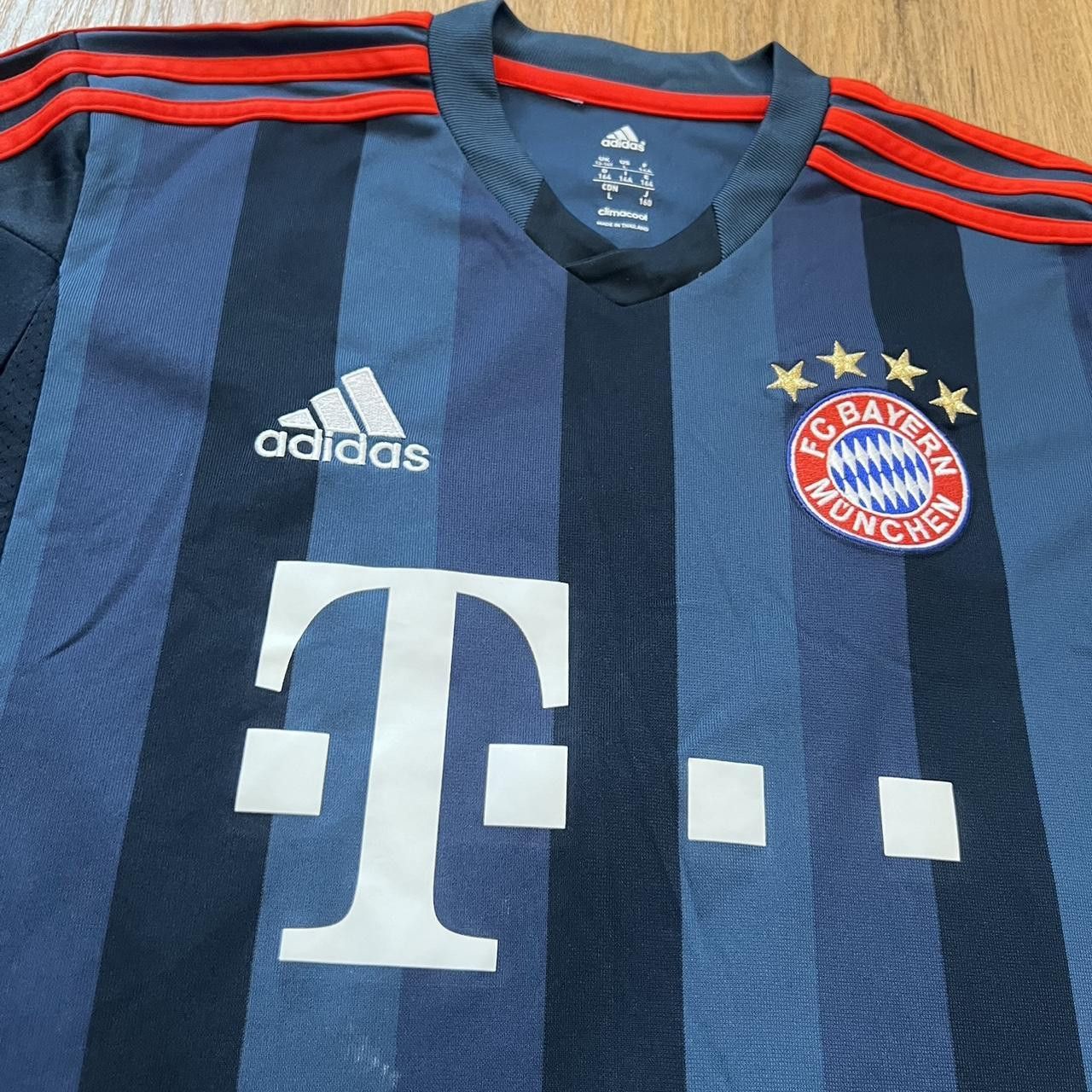 Adidas 2013-14 Bayern Munich Mandzukic Adidas Football Shirt Size US S / EU 44-46 / 1 - 4 Thumbnail
