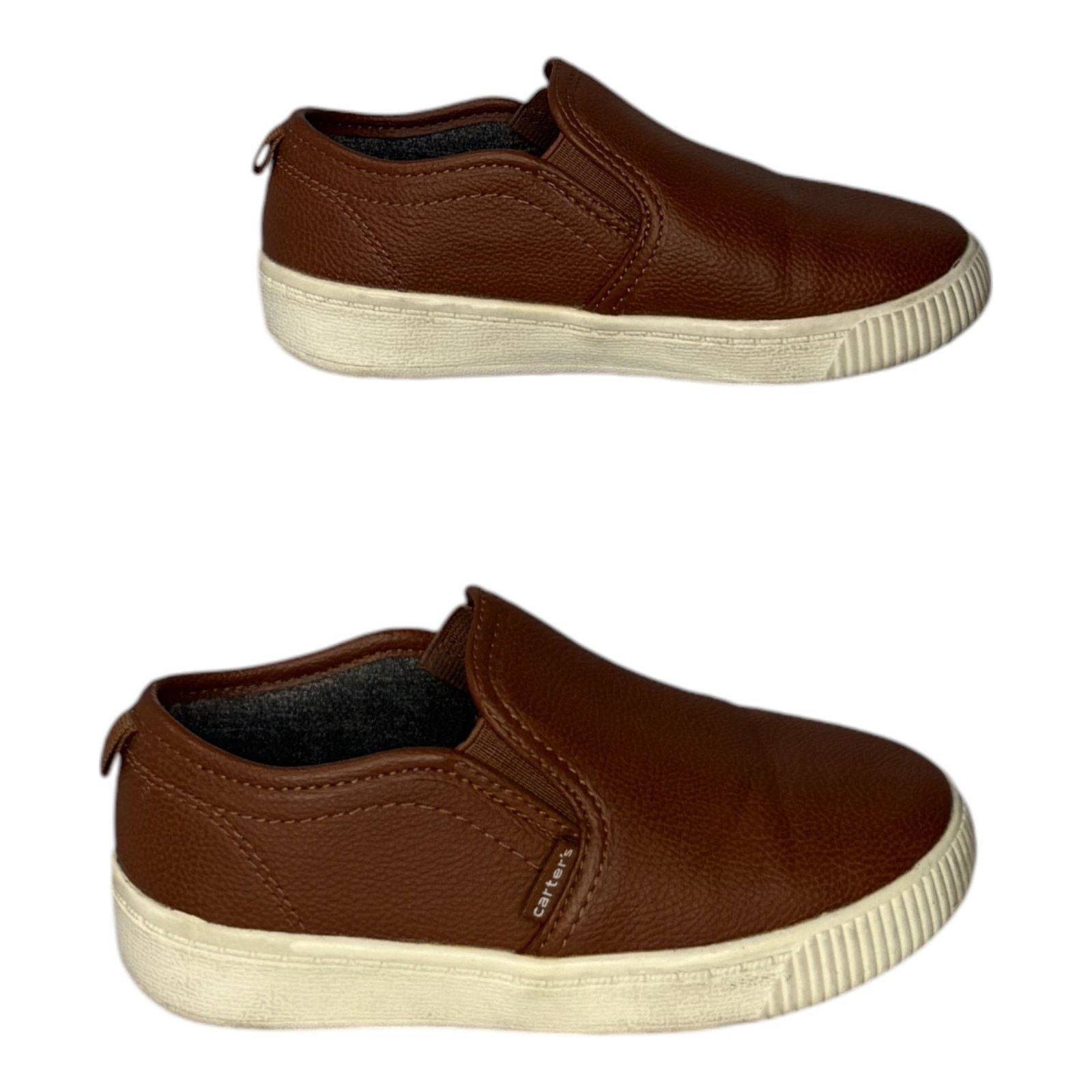 Carter's Carter's Toddler Boys Faux Leather Slip-On Sneakers Size US 12 / EU 45 - 1 Thumbnail