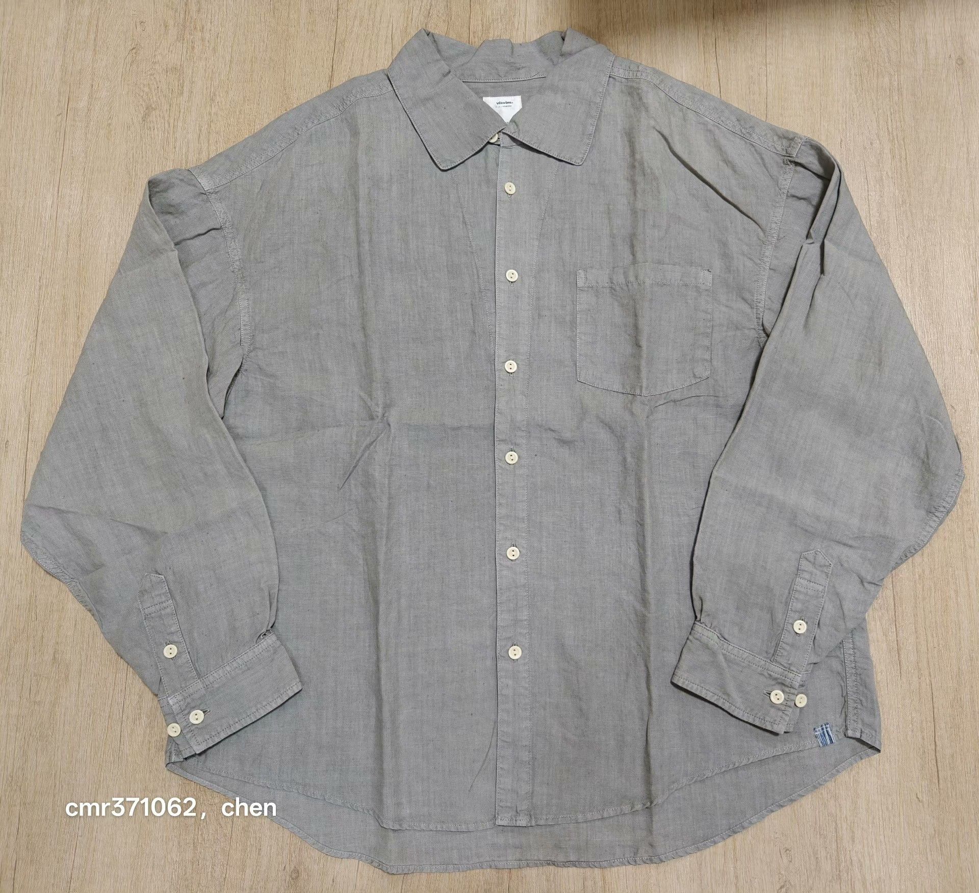 Visvim VISVIM 23SS PALMER SHIRT L/S DMGD LINEN Size US M / EU 48-50 / 2 - 1 Thumbnail