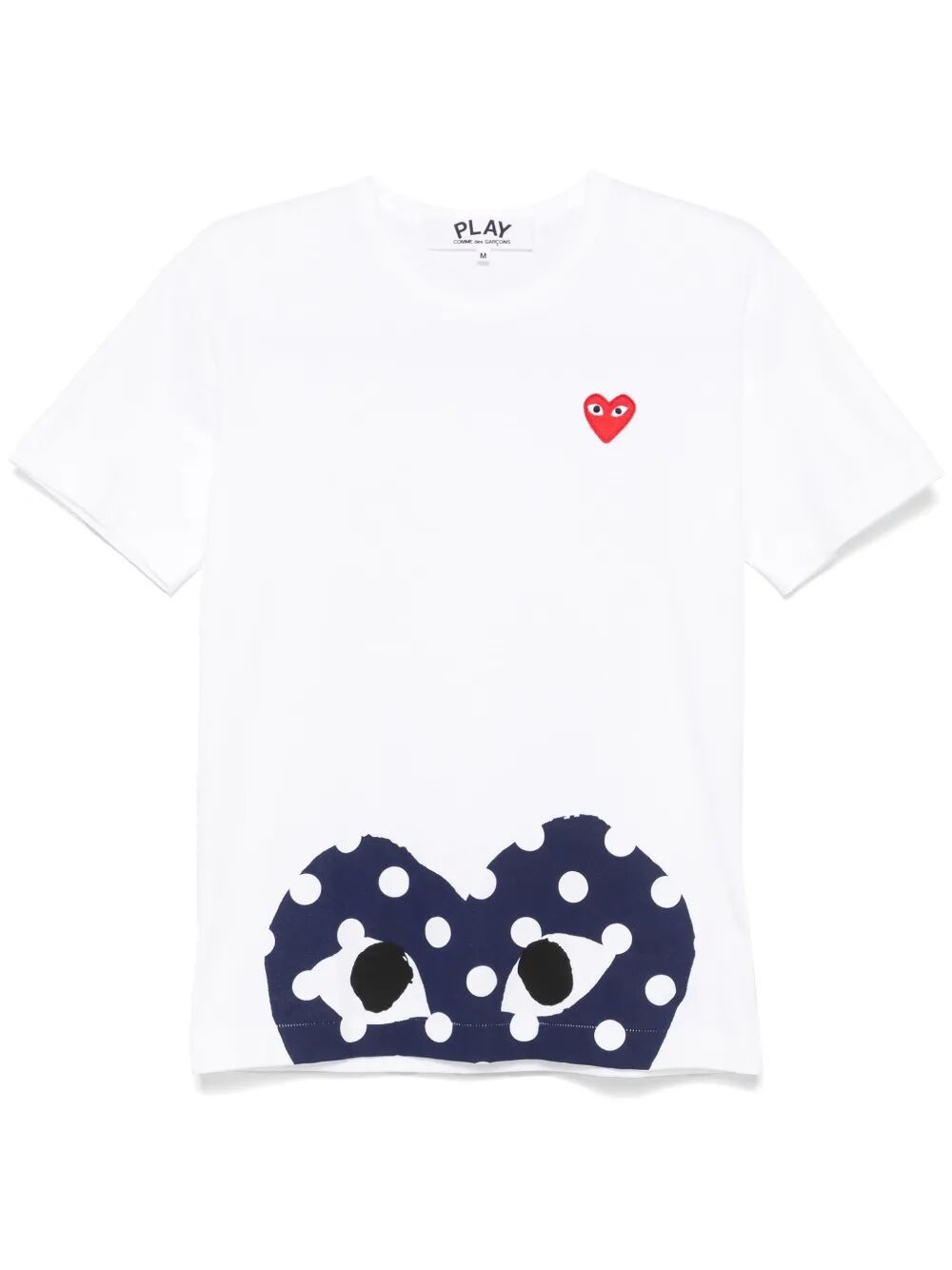 Comme des Garcons PLAY "RED EMBLEM" T-SHIRT Size L / US 10 / IT 46 - 1 Thumbnail