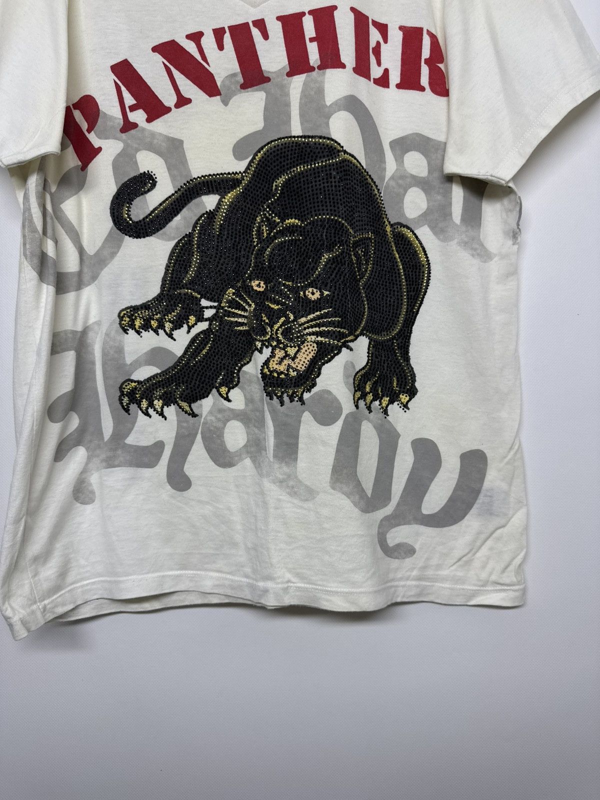Ed Hardy Vintage Y2k Ed Hardy Panter 🔥 Big Logo T-Shirt 00’s Size XL / US 12-14 / IT 48-50 - 9 Thumbnail