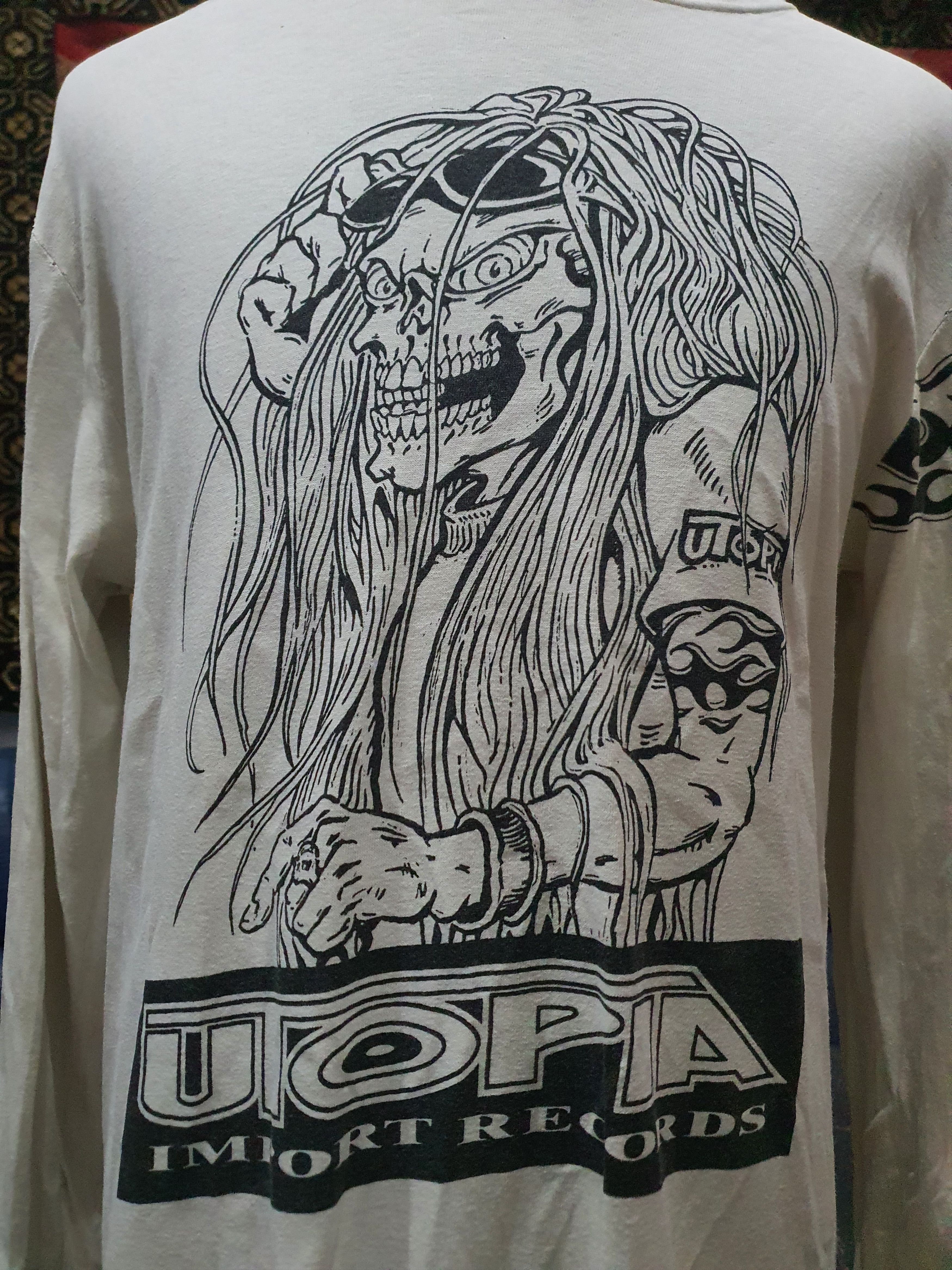 Band Tees Resize 90s Utopio import records The home of Heavy metal Size US M / EU 48-50 / 2 - 2 Thumbnail