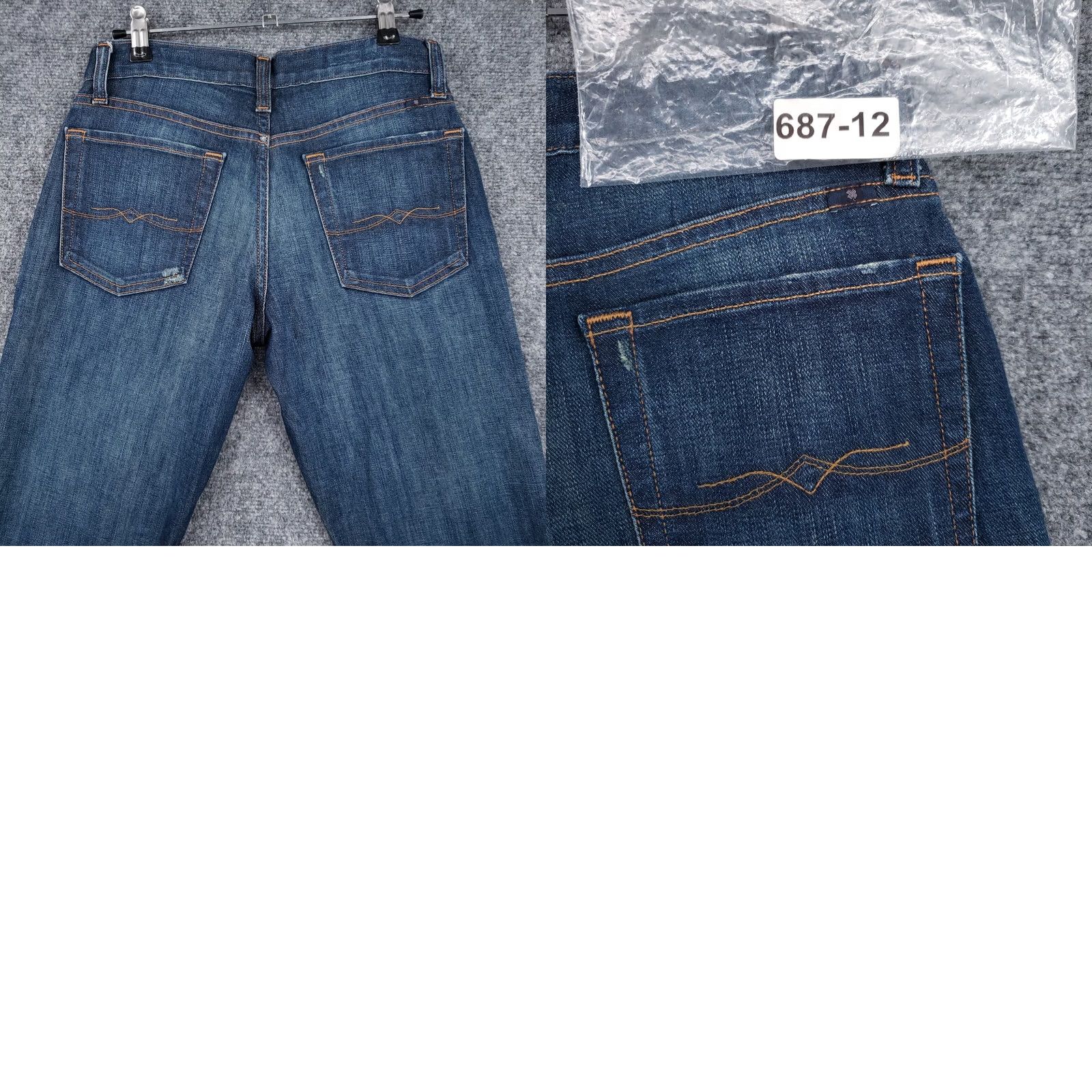 Lucky Brand Lucky Brand Jeans Womens 00 Blue Sienna Cigarette Slim Stretch Whiskered Size 24" / US 00 / IT 34 - 9 Thumbnail