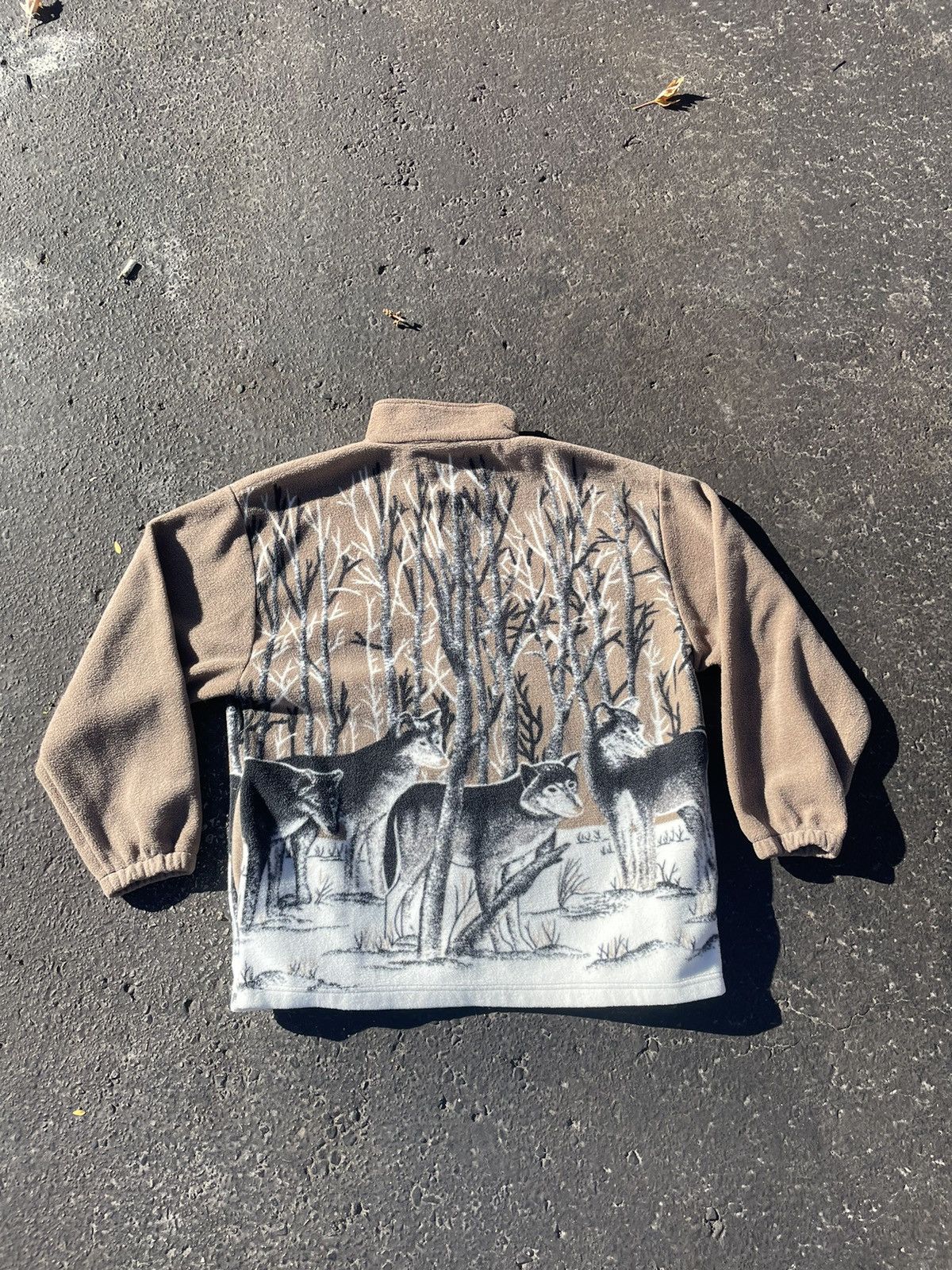 Vintage Vintage Nature Wolf fleece Size US XL / EU 56 / 4 - 3 Thumbnail