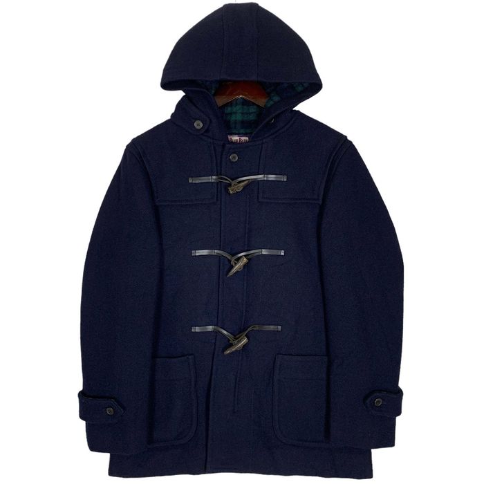 Japanese Brand Japanese Brand H.Ranch Market Blue Blue Duffle Coat