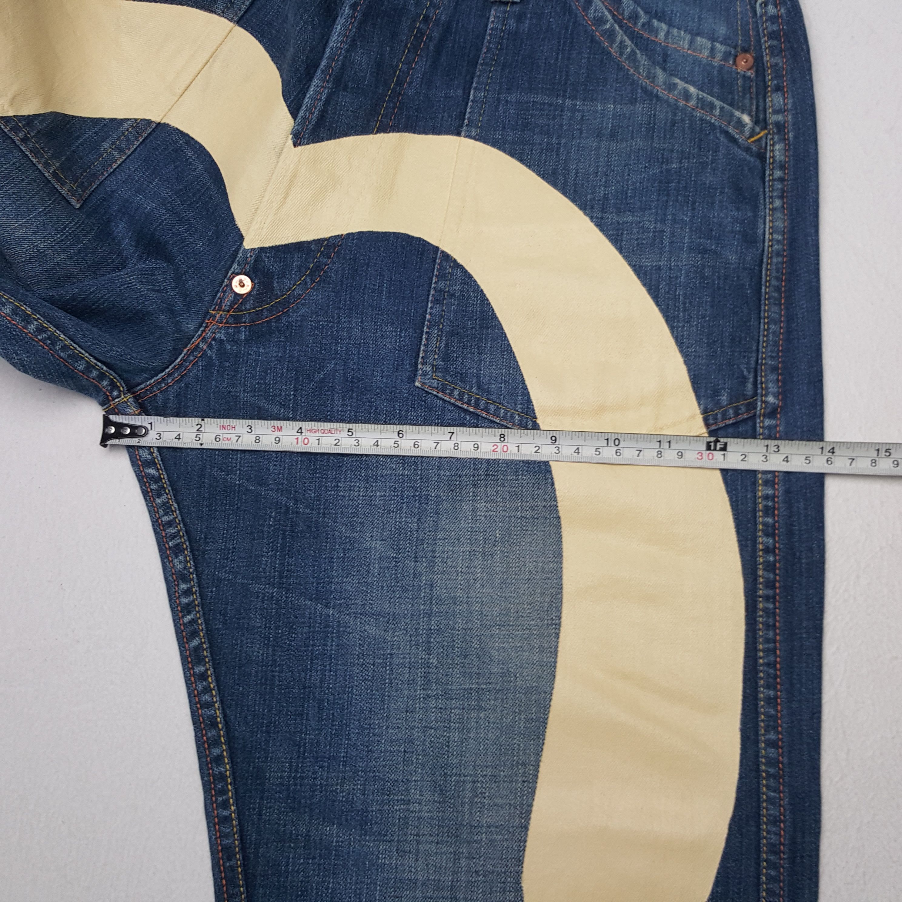 Evisu × Vintage Vintage Evisu Japan Custom Art Daicock Denim Jeans Size US 31 - 9 Thumbnail