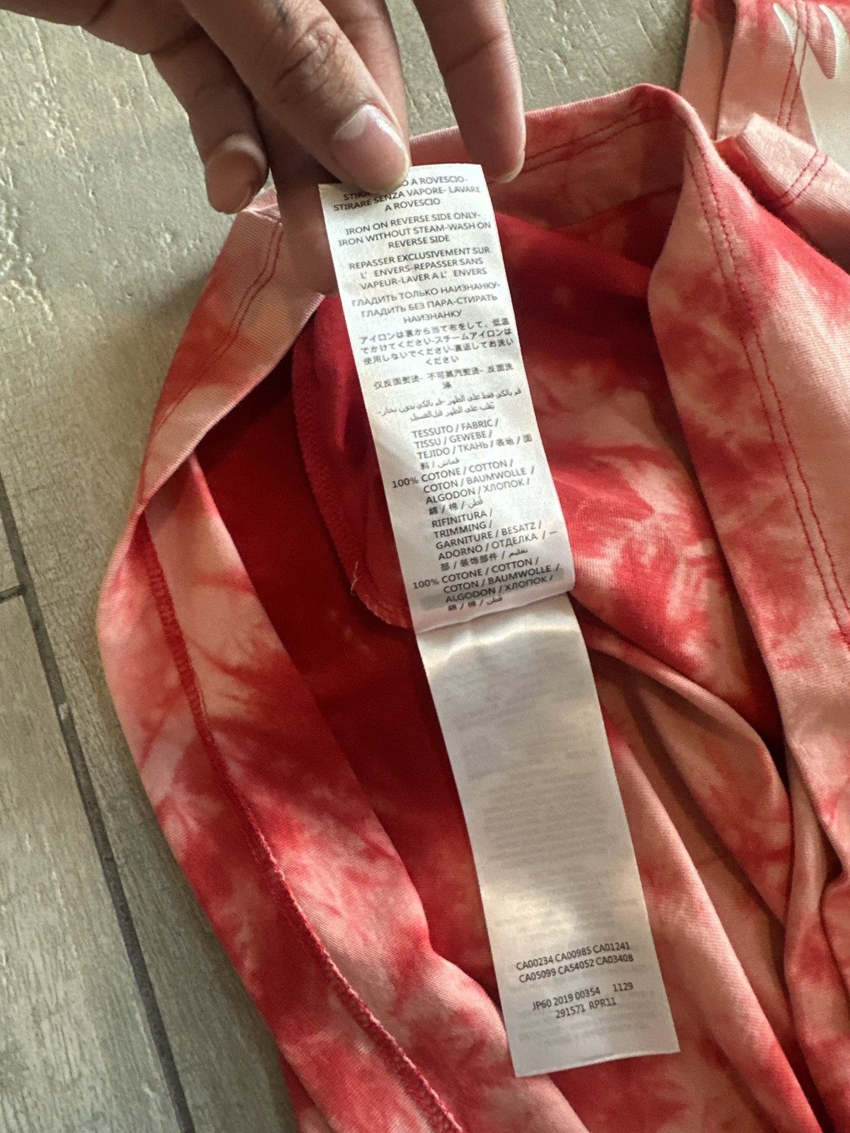 MCQ MCQ Alexander McQueen Swallow Tie-Dye Tee Size US XXL / EU 58 / 5 - 5 Thumbnail