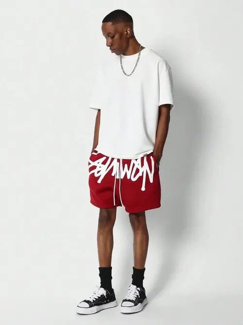 Jean × Vintage Graphic DRIP Y2k Shorts drill Size US 30 / EU 46 - 4 Thumbnail