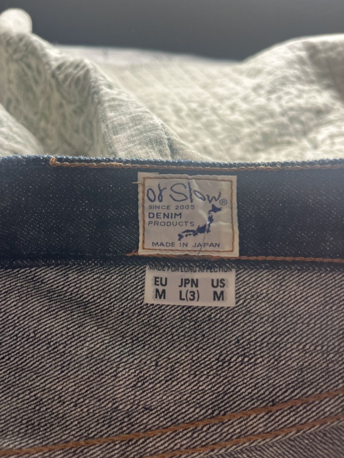 Orslow orSlow 105 Standard Fit Selvedge Denim Size US 31 - 5 Thumbnail