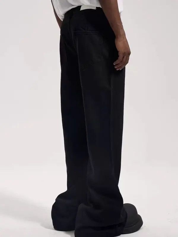 Japanese Brand VIBE High street dark style washed micro-flare baggy jeans Size US 30 / EU 46 - 4 Thumbnail