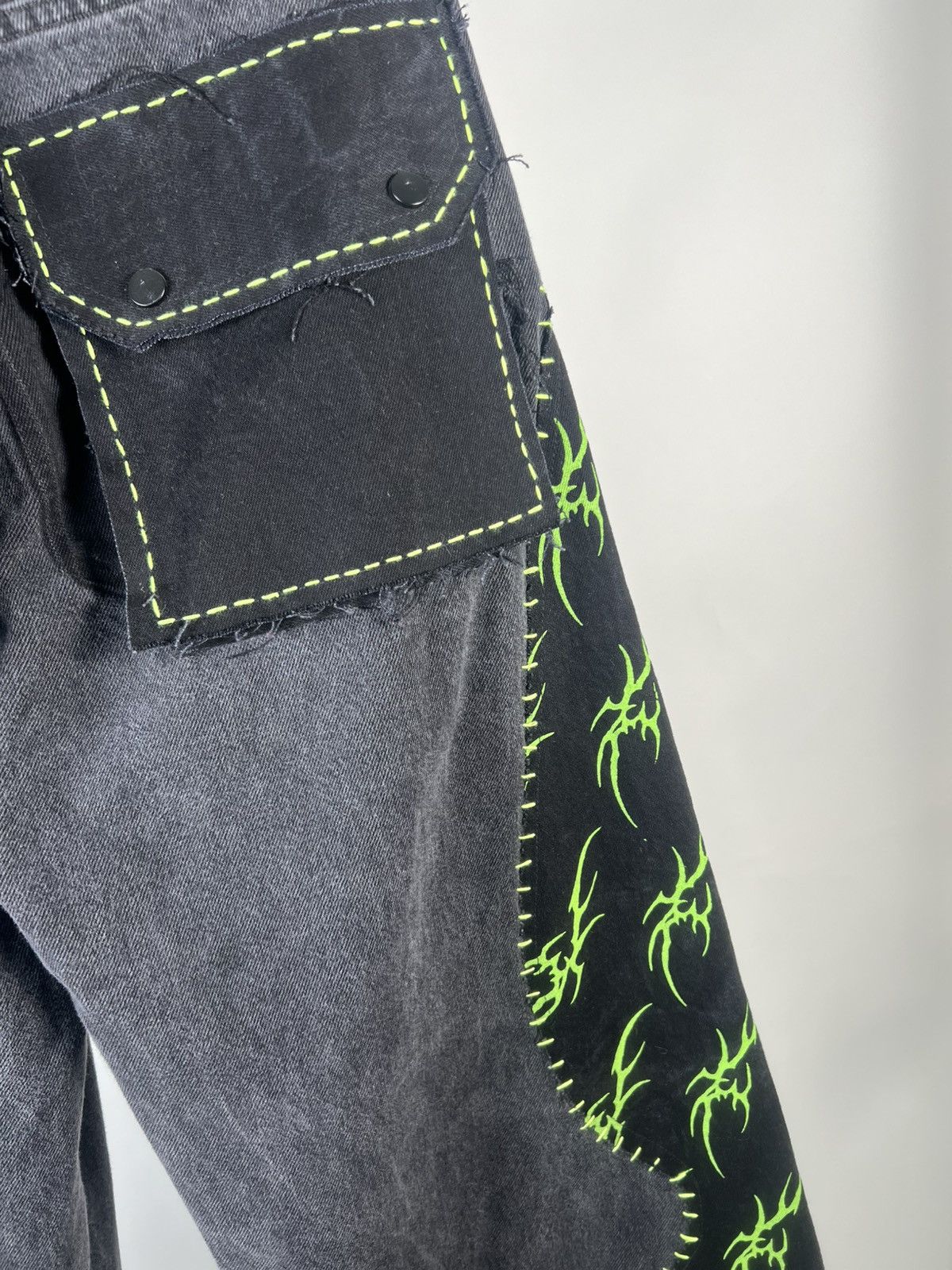 Levi's 1OF1 uncycled levis neon printed baggy fit denim Size US 30 / EU 46 - 8 Thumbnail
