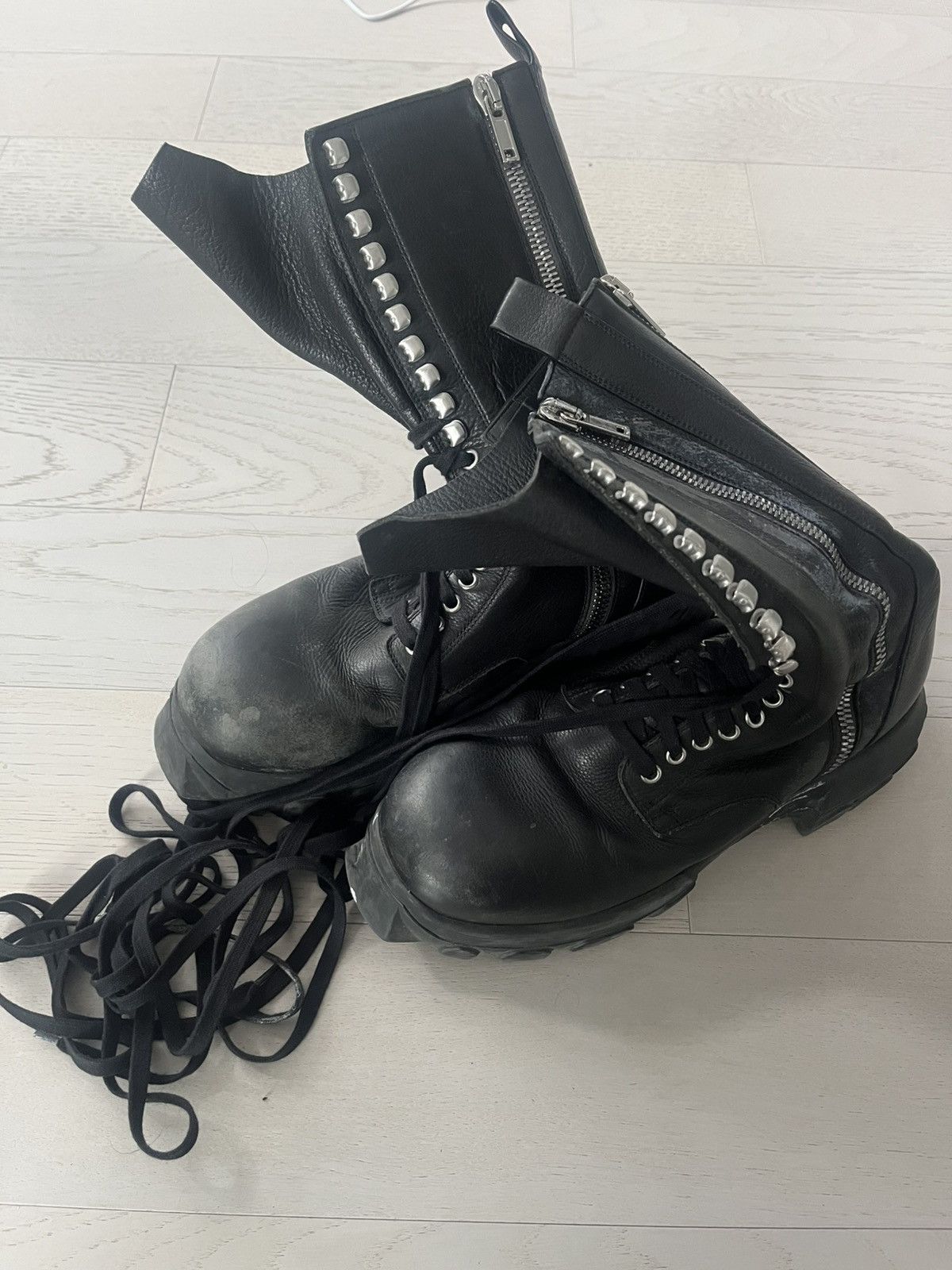 Rick Owens Rick Owens Biker Tractor Sole Size US 9 / EU 42 - 6 Thumbnail