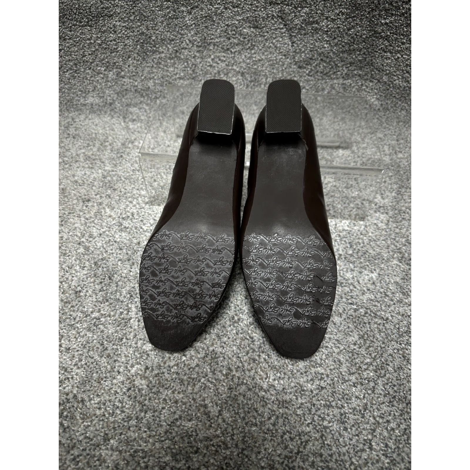 Hush Puppies Hush Puppies Pumps Size 8.5 Women's Pump Block Heel Dark Brown 90s Y2K Dark Academia Square Slip On Leather Insole Women Adults Shoes Size US 9 / IT 39 - 7 Thumbnail