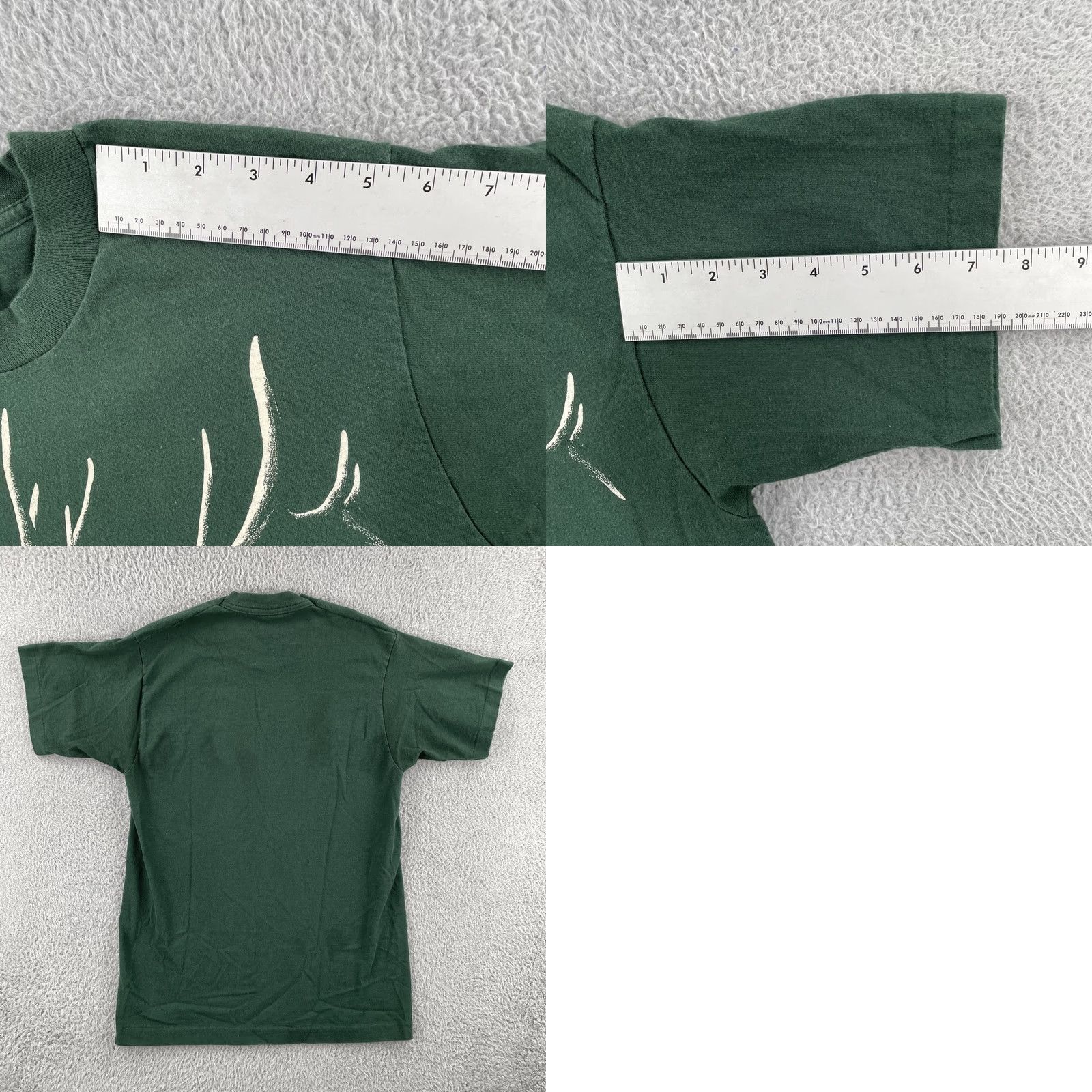 Fruit Of The Loom VINTAGE Fruit of the Loom Men’s M Green Single Stitch Shirt USA 90s Crew Neck Short Sleeve Cotton T-Shirt Size US M / EU 48-50 / 2 - 10 Thumbnail