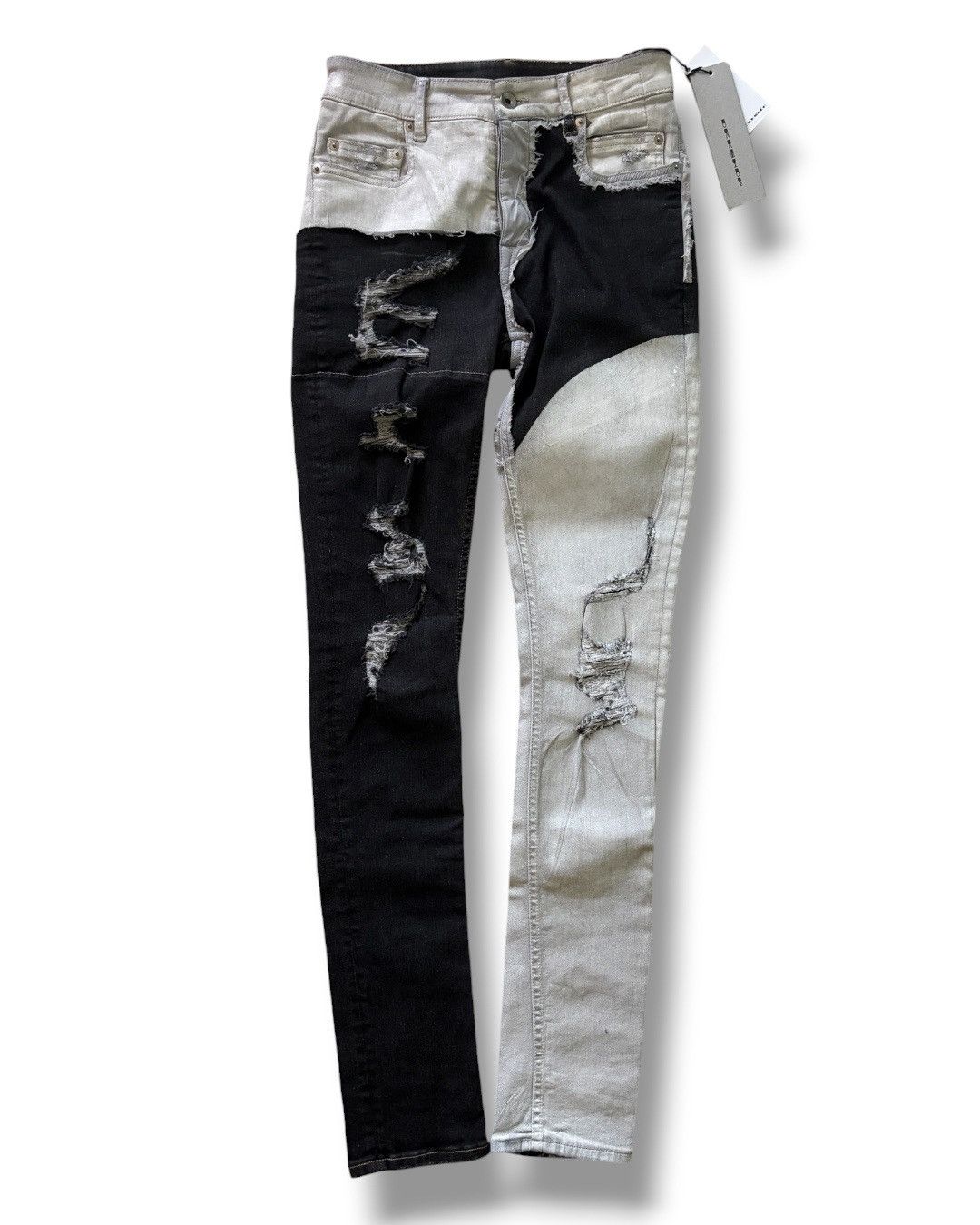Rick Owens × Rick Owens Drkshdw Rick owens Waxed denim Austin cut