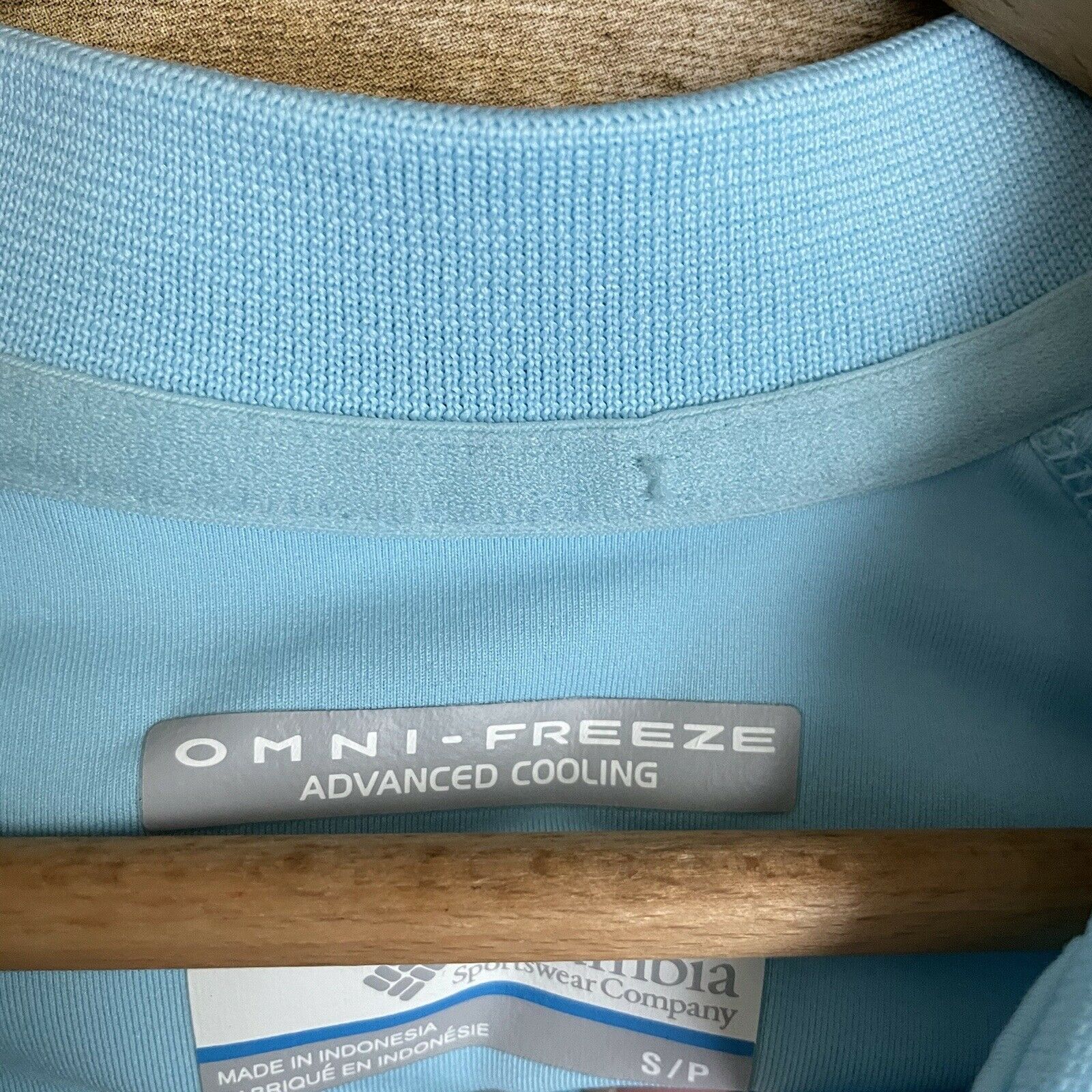 Columbia Columbia Blue Omni-Freeze PFG Short Sleeve Polo Shirt Size US S / EU 44-46 / 1 - 4 Thumbnail