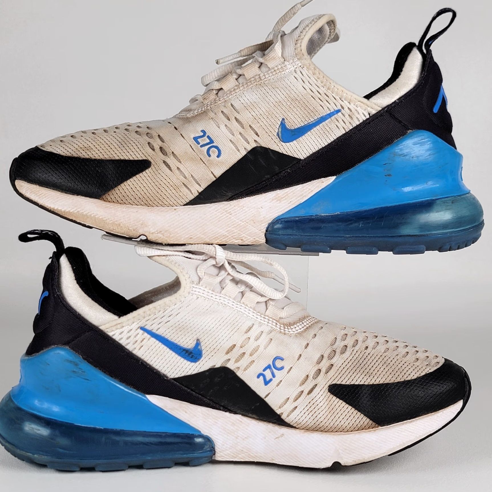 Nike Nike Air Max 270 HTF White Military Blue Size 7Y US 40 EU Nike Air Max Sneaker Men Athletic Shoes US 7Y 40 EU White Military Blue Size US 7 / EU 40 - 4 Thumbnail