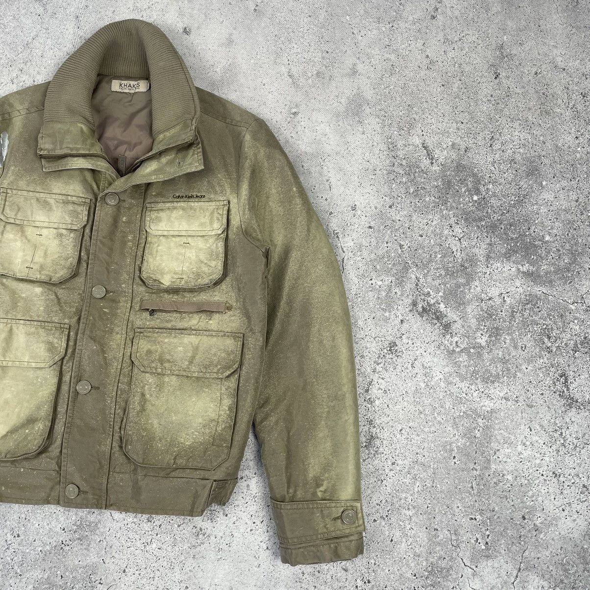 Calvin Klein × Vintage Vintage Calvin Klein KHAKIS 00s Multi Pocket Jacket Size US M / EU 48-50 / 2 - 4 Thumbnail