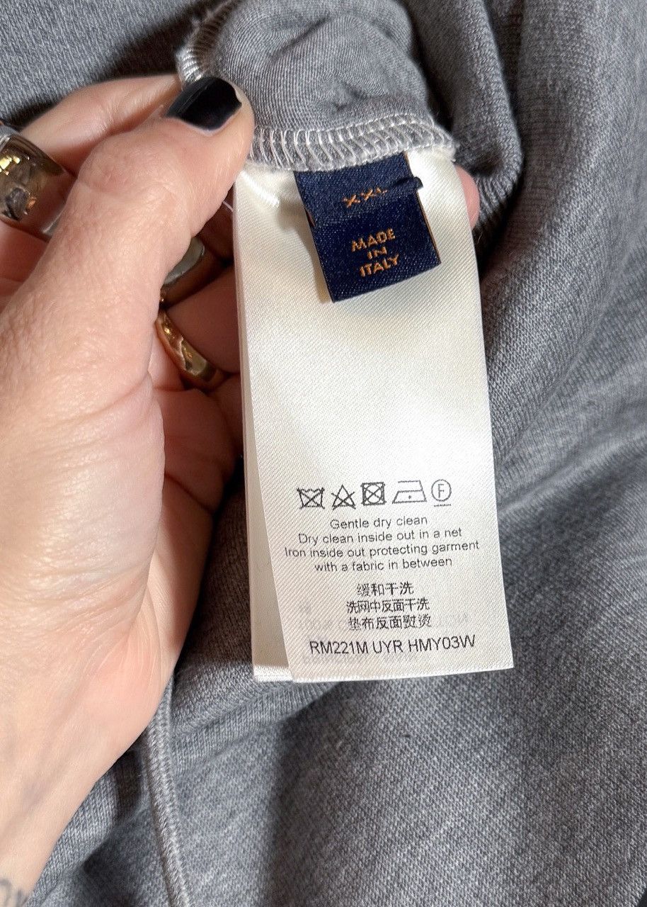 Louis Vuitton Louis Vuitton x Nigo 2021 Grey Heart Logo Jersey Shorts Size US 40 / EU 56 - 9 Thumbnail