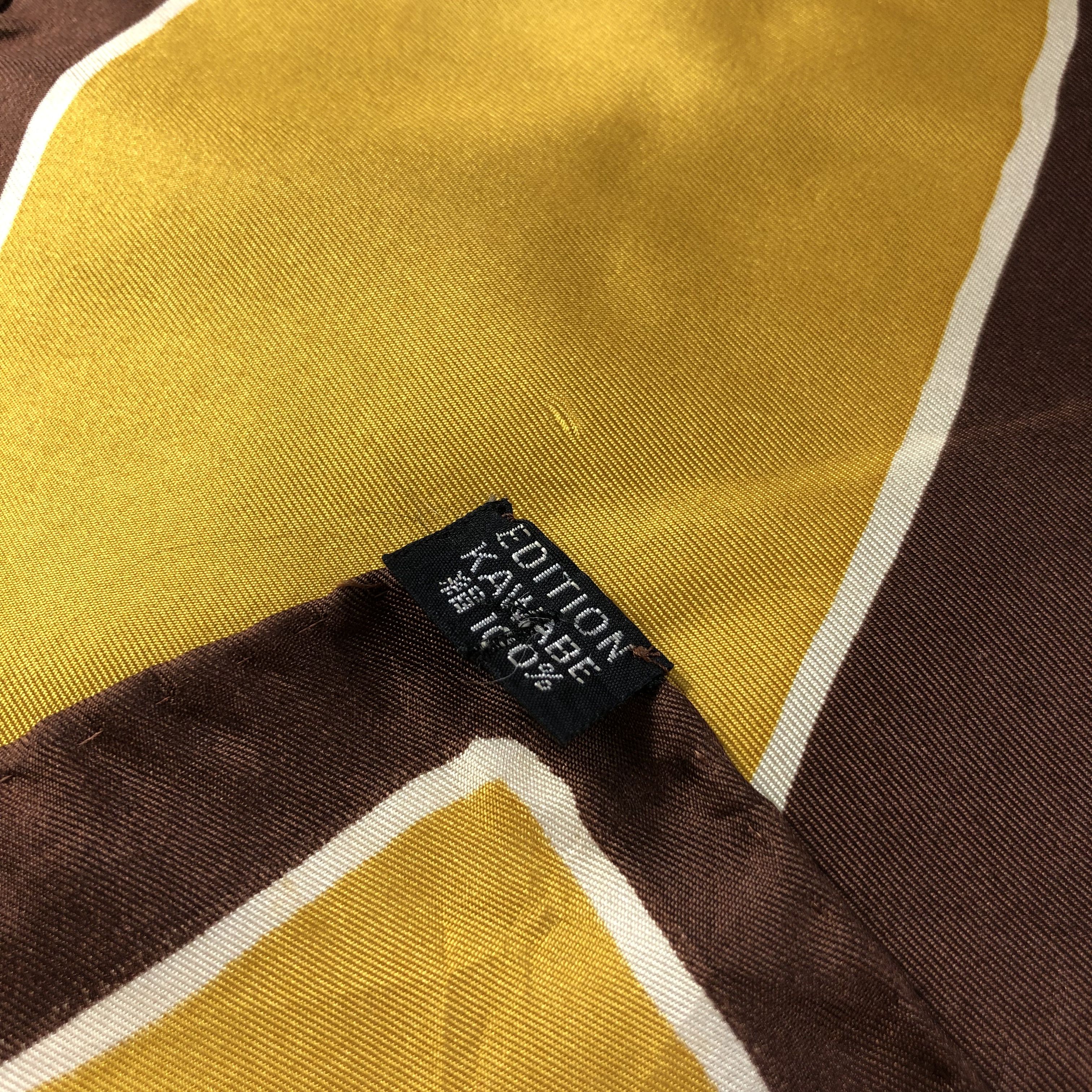 Pierre Cardin Vintage Pierre Cardin Abstract Silk Scarf M690 Size ONE SIZE - 9 Thumbnail