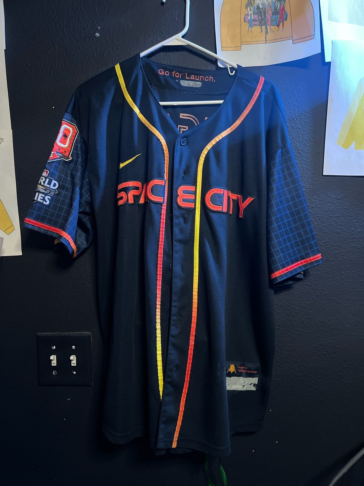 Nike Houston Astros baseball jersey Size US L / EU 52-54 / 3 - 1 Thumbnail