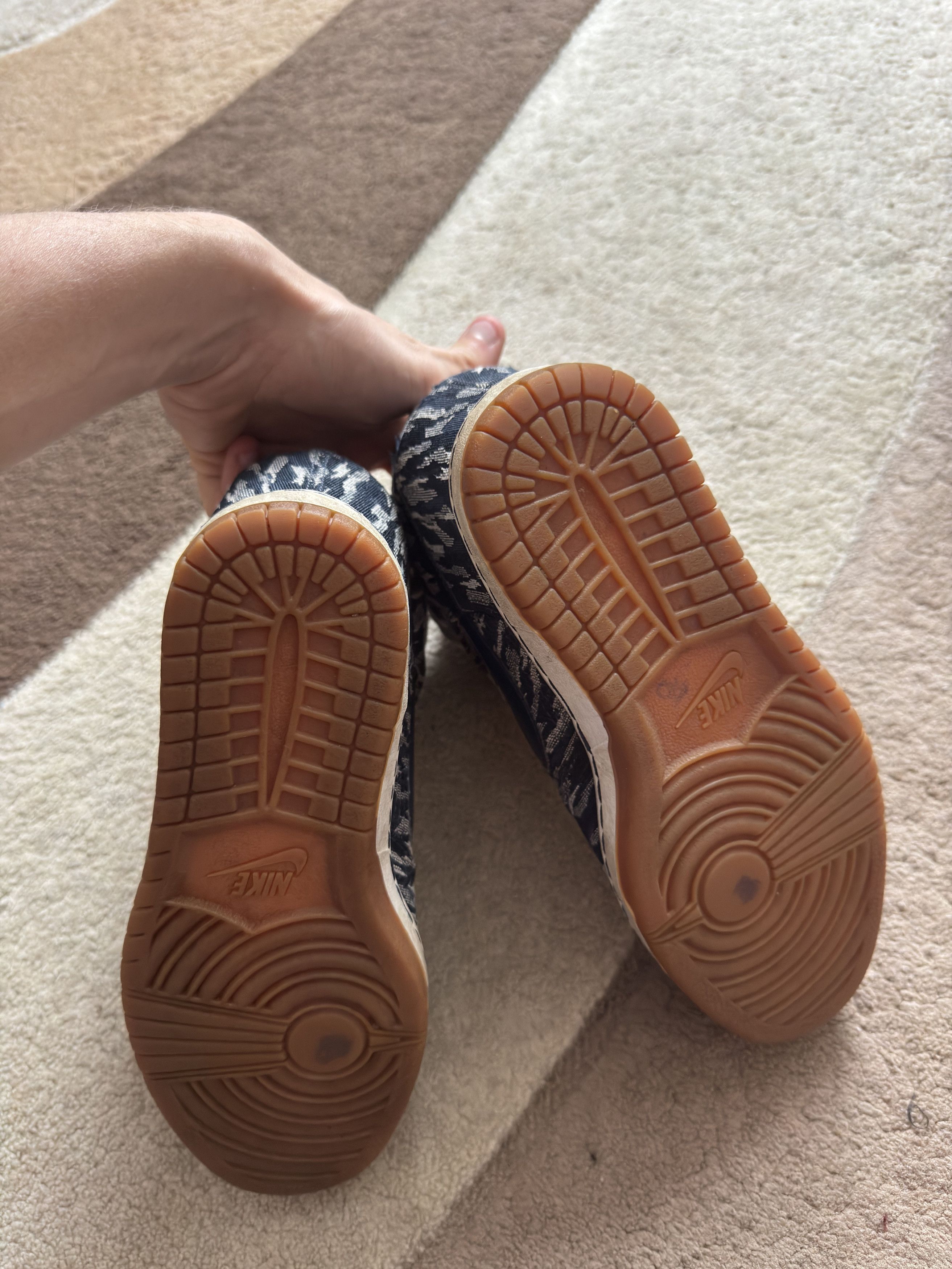Nike Platform Nike Womens Dunk Hi Shoes Wedge Style Y2k Navy Size US 8 / IT 38 - 6 Thumbnail
