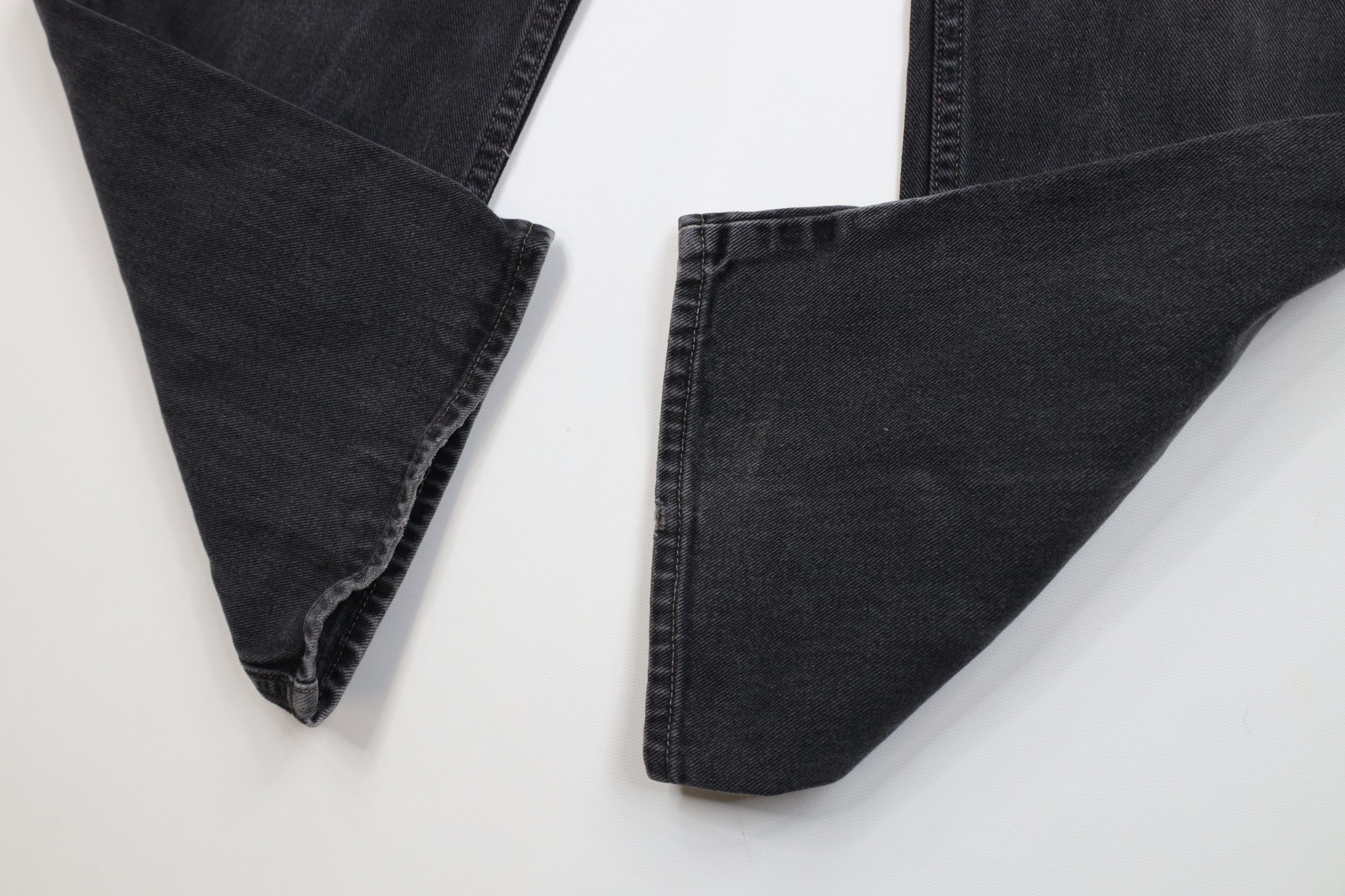 Tommy Hilfiger Vintage 90s Tommy Hilfiger Spell Out Wide Leg Denim Jeans Size US 33 - 9 Thumbnail