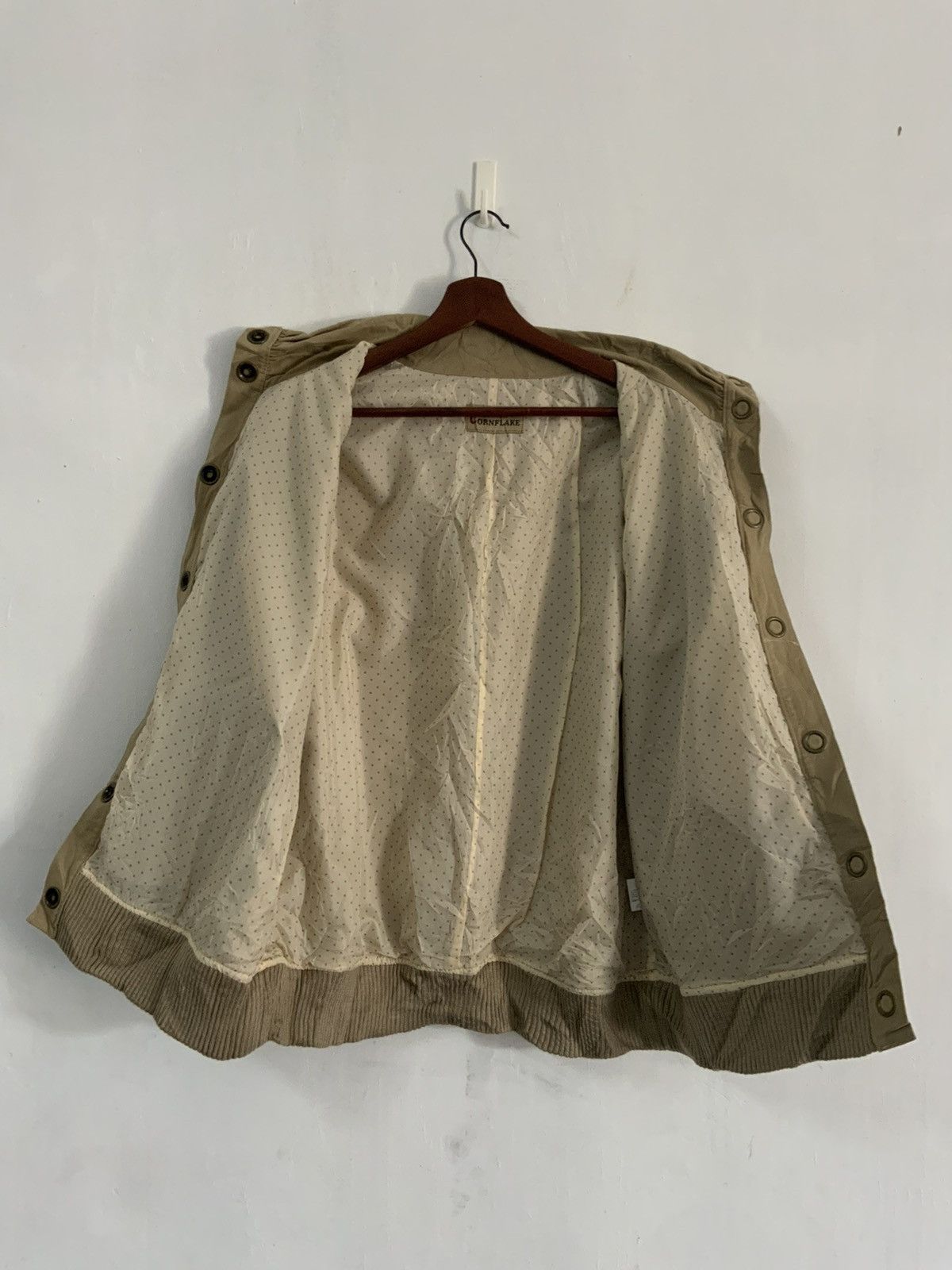 If Six Was Nine Cornflake Comfortable Bomber Jacket Size US L / EU 52-54 / 3 - 2 Thumbnail