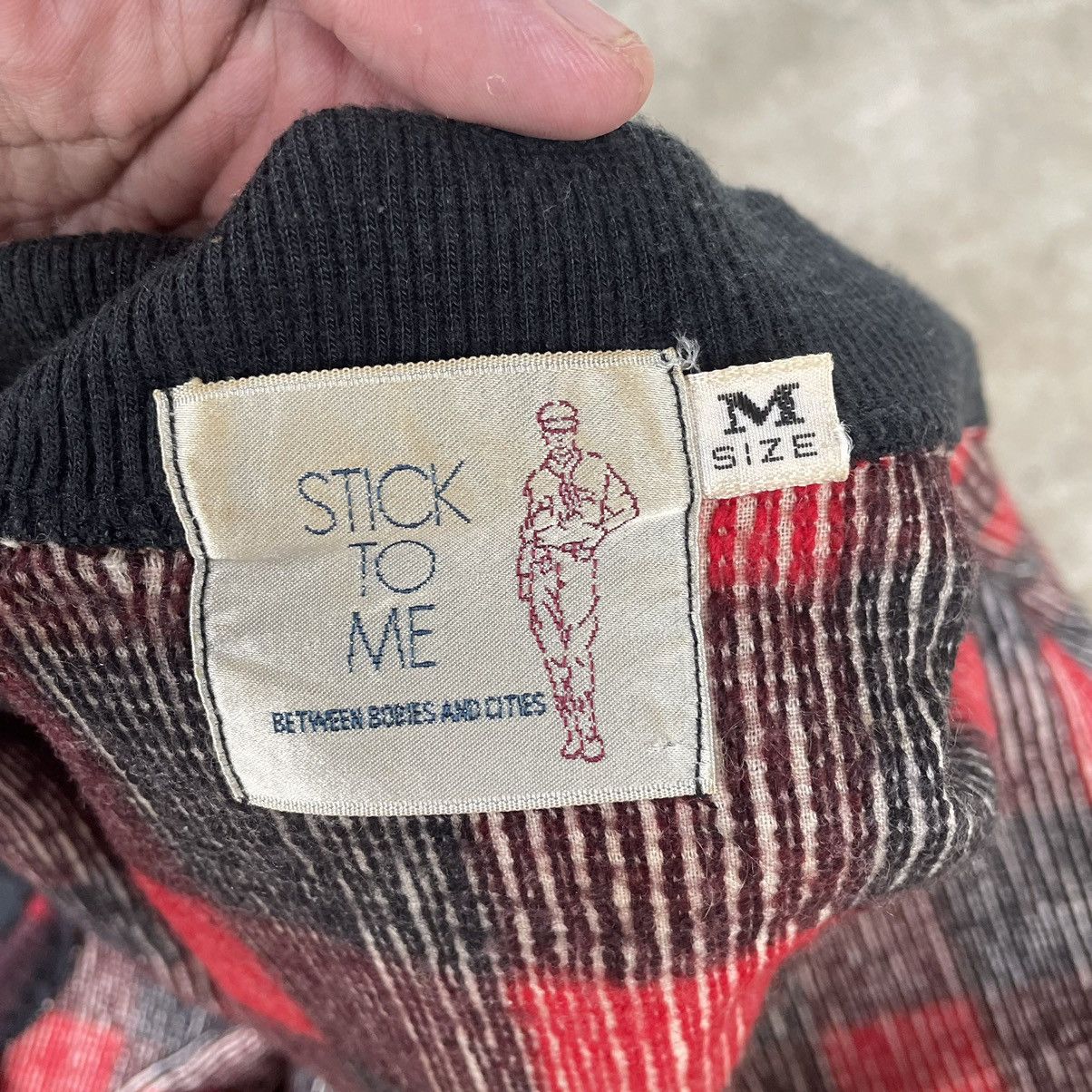Japanese Brand 🔥🔥🇯🇵Stick To Me Olympic Berlin Red Tartan Crop Cardigans Size US M / EU 48-50 / 2 - 14 Thumbnail