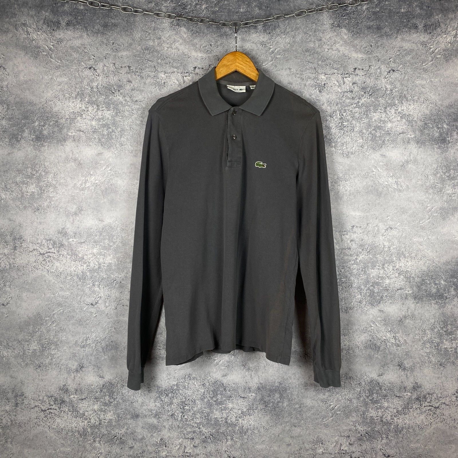 Lacoste Lacoste Polo Longsleeve Men's Size S Gray` Size US S / EU 44-46 / 1 - 1 Thumbnail