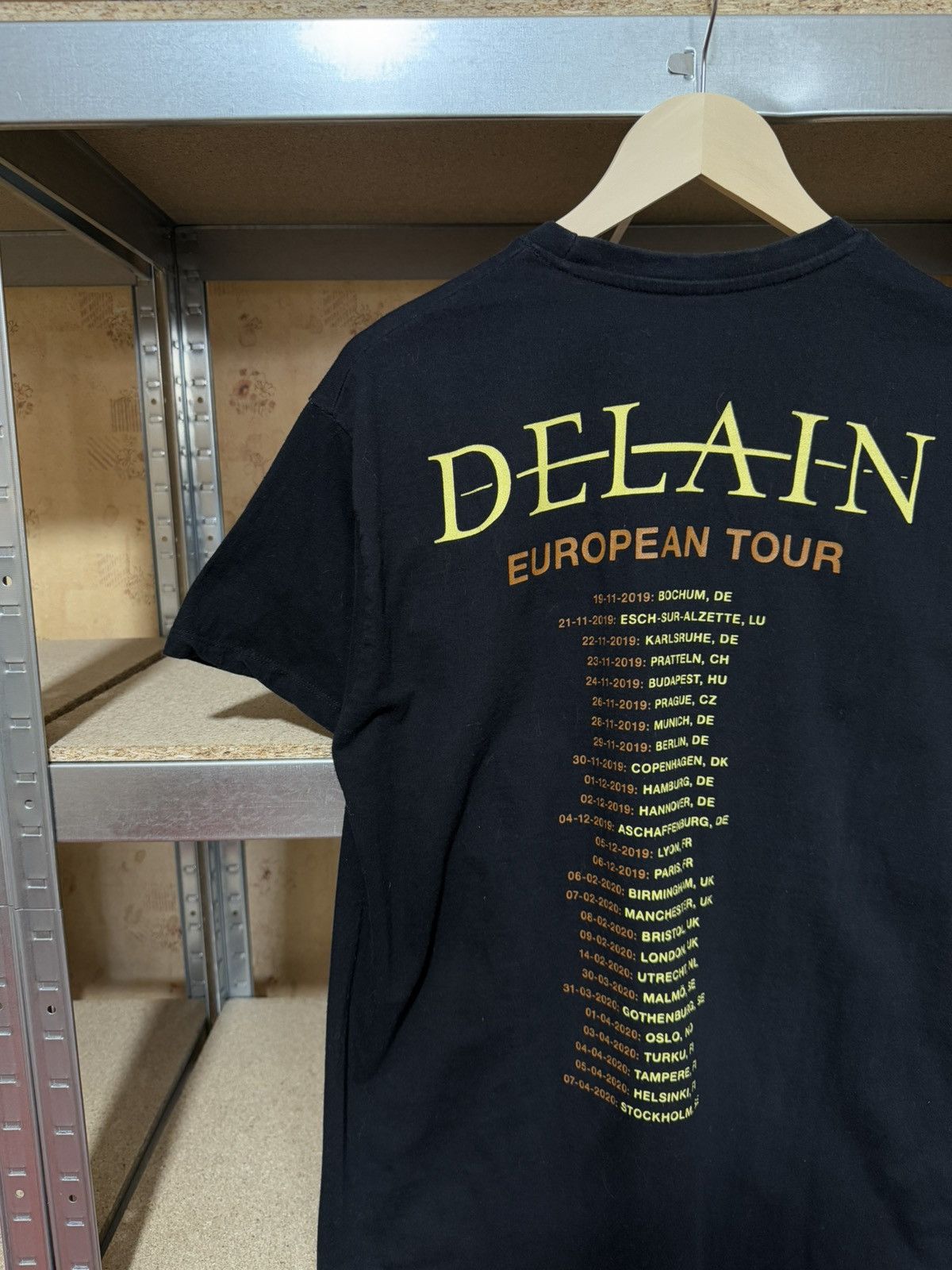 Band Tees × Vintage Vintage Delain Tour 2019 Rock Band Retro T-Shirt Y2K Size US M / EU 48-50 / 2 - 4 Thumbnail