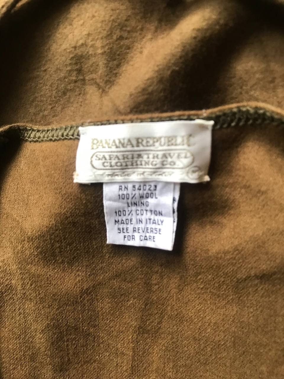 Banana Republic × Vintage Vintage 80s Banana Republic Made In Italy Wool Vest Size US M / EU 48-50 / 2 - 2 Thumbnail