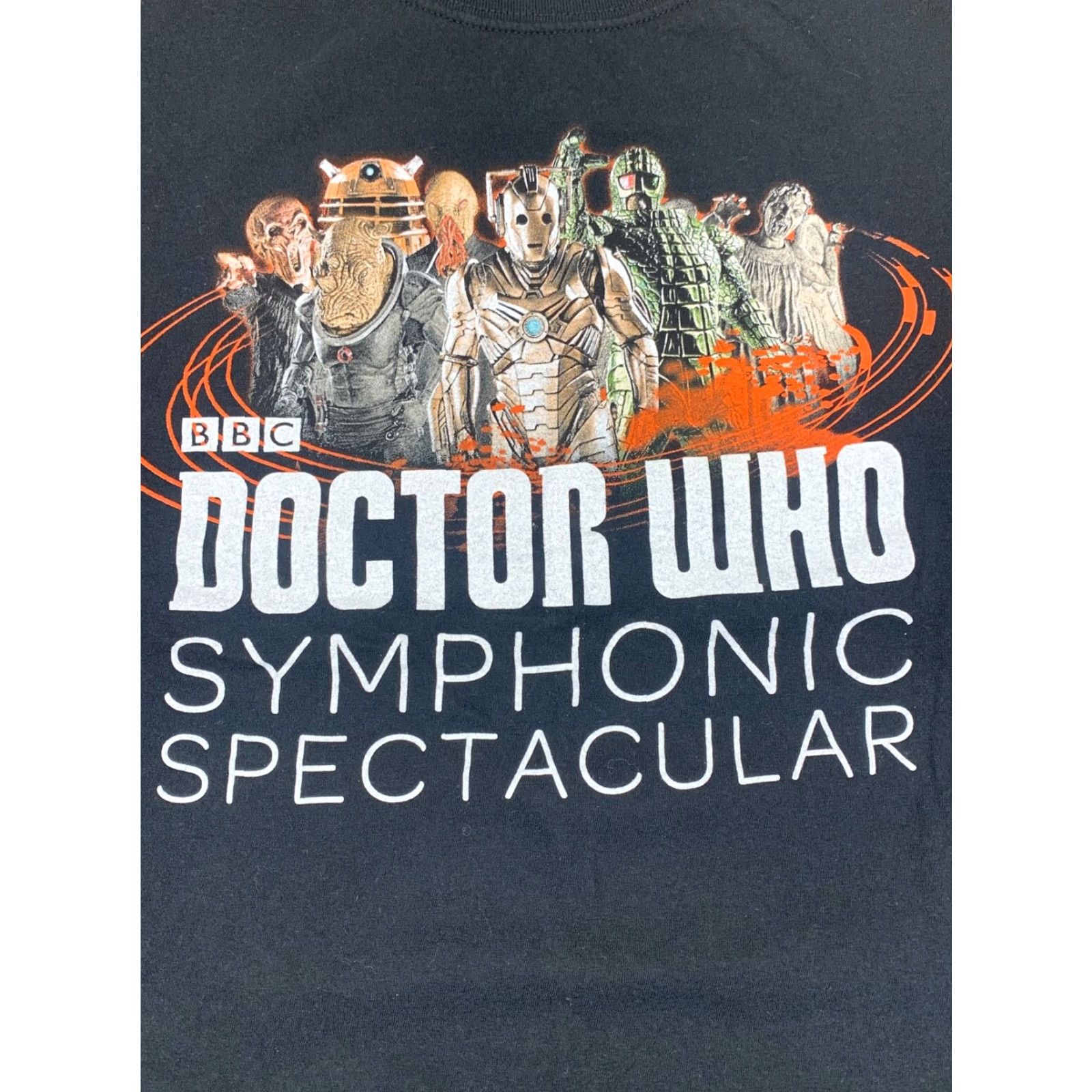 Vintage VINTAGE Doctor Who Symphonic Spectacular Black T-Shirt UK Tour 2015 Size Large L Men Crew Neck Short Sleeve 1330 Size US L / EU 52-54 / 3 - 2 Thumbnail