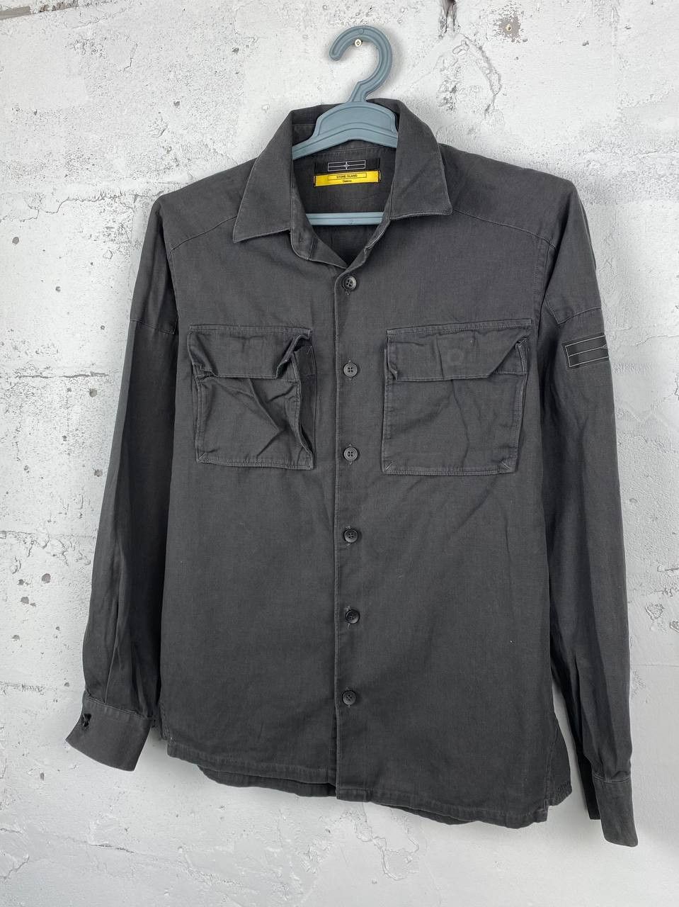 Designer × Stone Island 00s Stone Island Denims Vintage Over Shirt Size US L / EU 52-54 / 3 - 4 Thumbnail