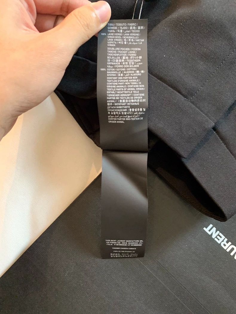 Saint Laurent Paris Saint Laurent Paris pants 2505-Nextarrow Size 35" - 6 Thumbnail