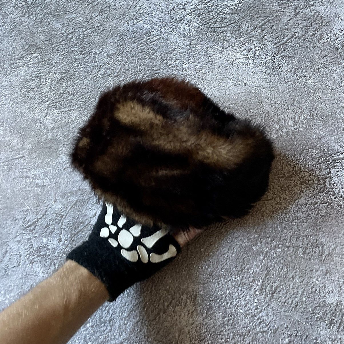 Vintage Vintage Y2K Furry Alt Beanie Trapper Hat Goth Grunge Slim OS Size ONE SIZE - 1 Thumbnail