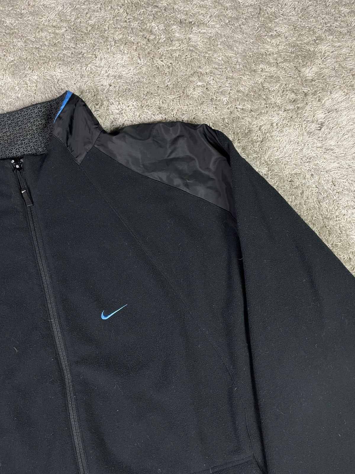 Nike × Vintage Vintage 2000s Nike Gorpcore Fleece Jacket Size US XXL / EU 58 / 5 - 2 Thumbnail