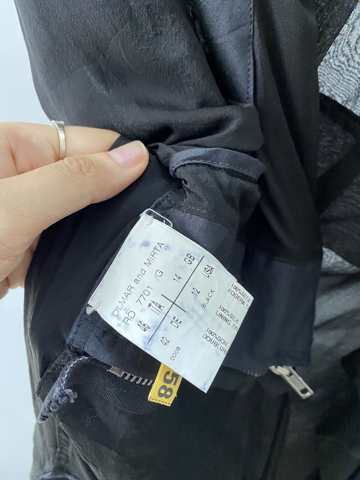 Rick Owens RickOwen multi pockets , double layer silk jacket Size ONE SIZE - 7 Thumbnail