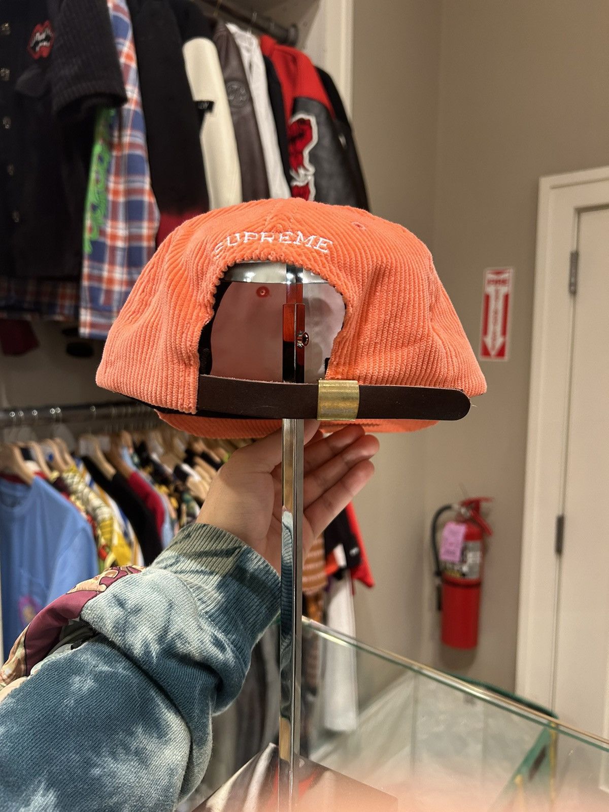Supreme Supreme Corduroy S Logo 6-Panel Hat Size ONE SIZE - 2 Thumbnail