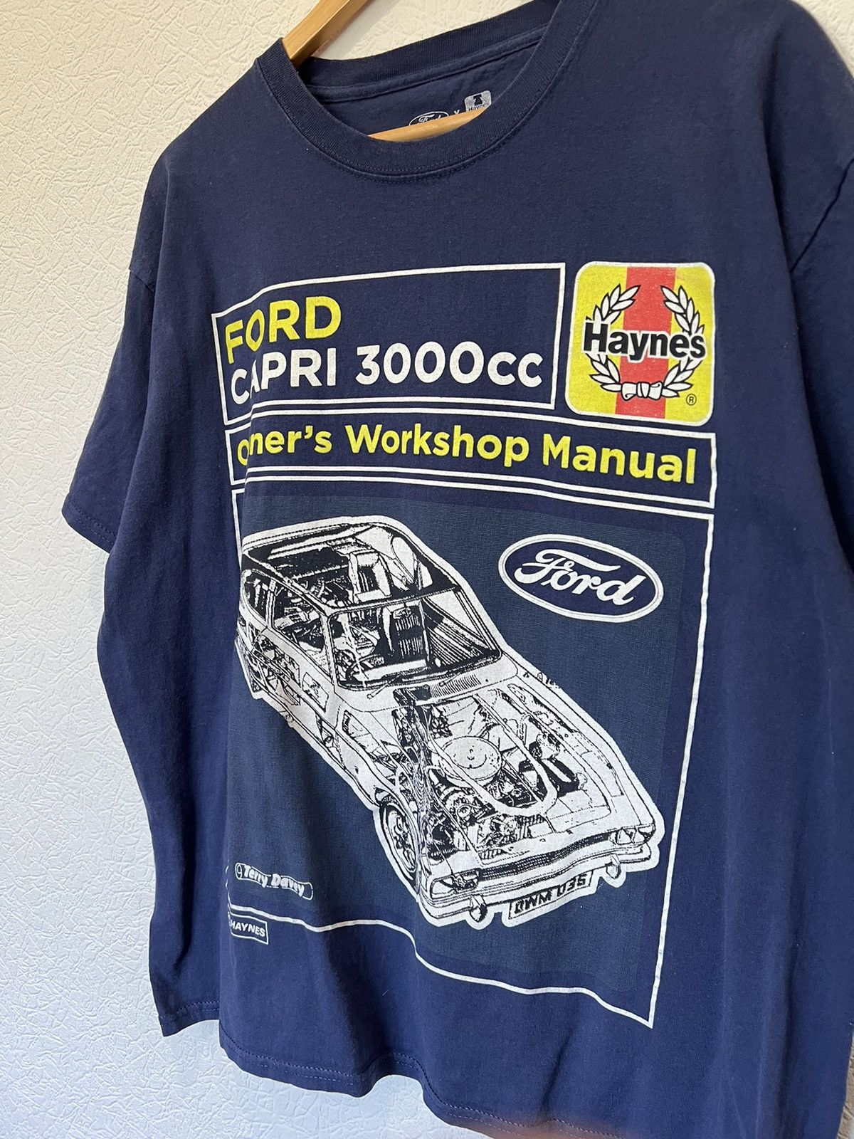 Vintage Ford Hanes Racing T Shirt Tee Size US XL / EU 56 / 4 - 2 Thumbnail
