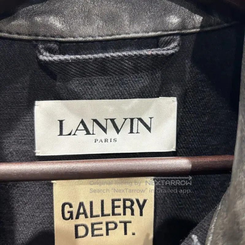 Lanvin Lanvin Black Denim Jacket for Men . Size US XL / EU 56 / 4 - 3 Thumbnail