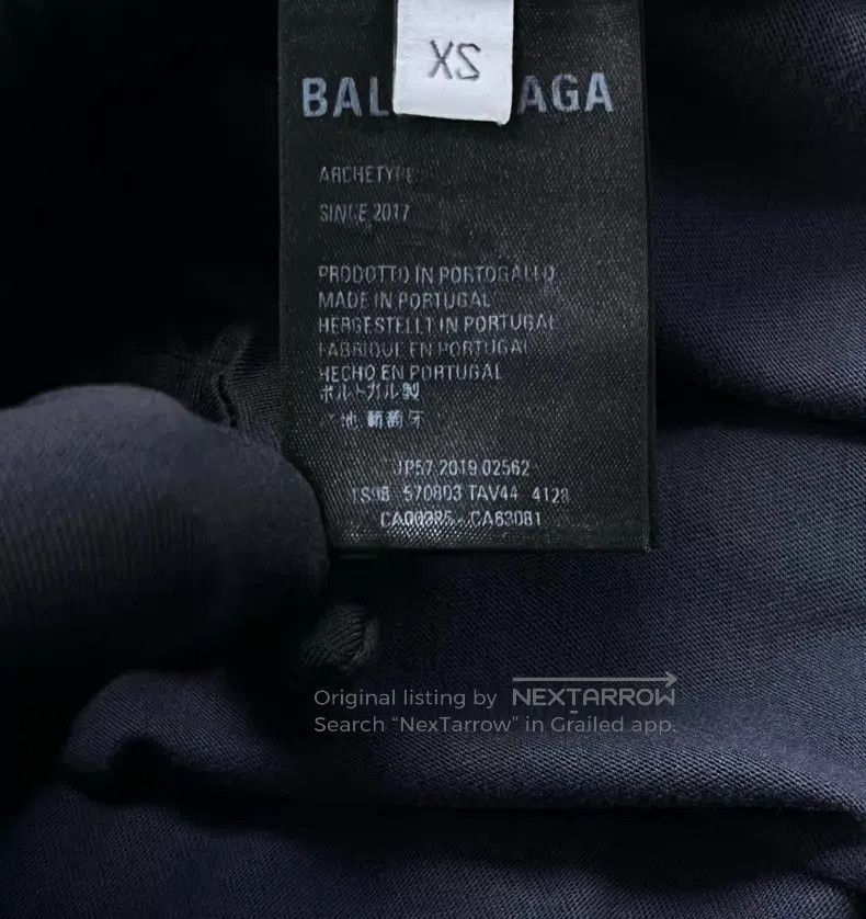 Balenciaga Balenciaga Navy Blue Coca-Cola Wave Front and Back Logo Sh Size US XS / EU 42 / 0 - 4 Thumbnail