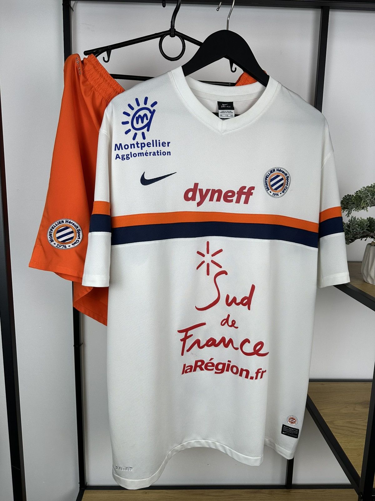 Nike Montpellier HSC 2013-2014 Away Soccer Football Jersey Suit Size US XXL / EU 58 / 5 - 1 Thumbnail
