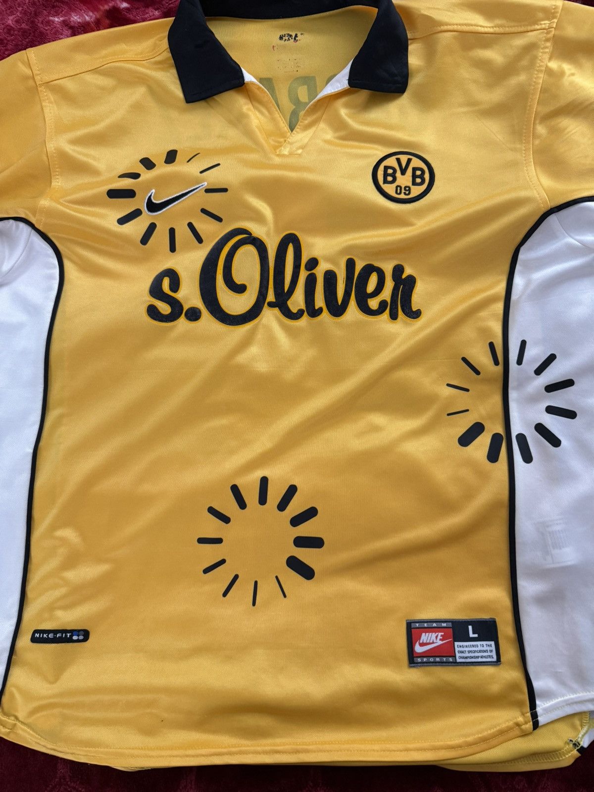 Other Artificial Fever Vintage Borussia Dortmund Jersey (1990s) L Size US L / EU 52-54 / 3 - 2 Thumbnail