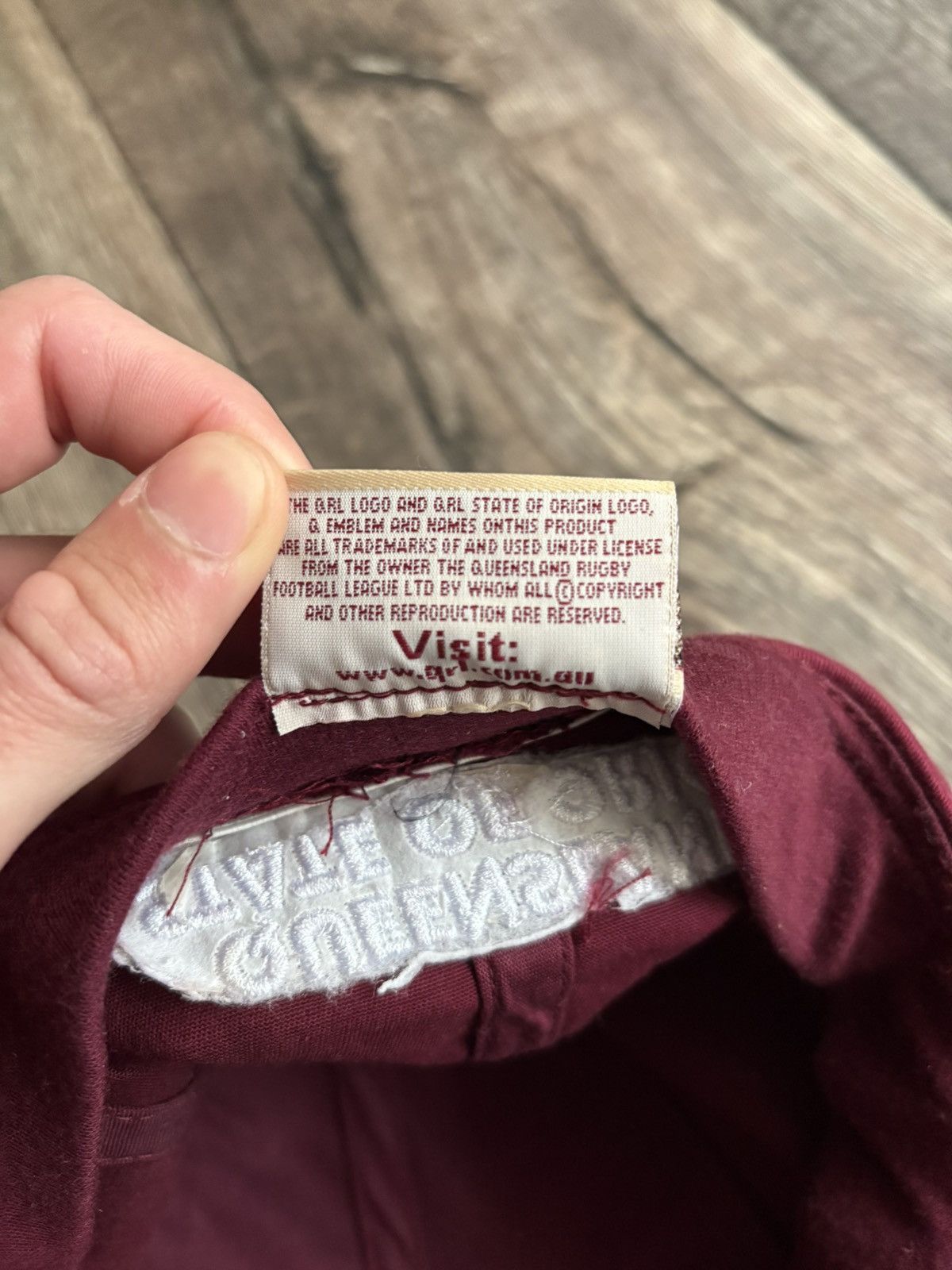 Canterbury of New Zealand × Vintage Queensland State Of Origin Team Vintage Rugby Team Rare Cap Size ONE SIZE - 14 Thumbnail