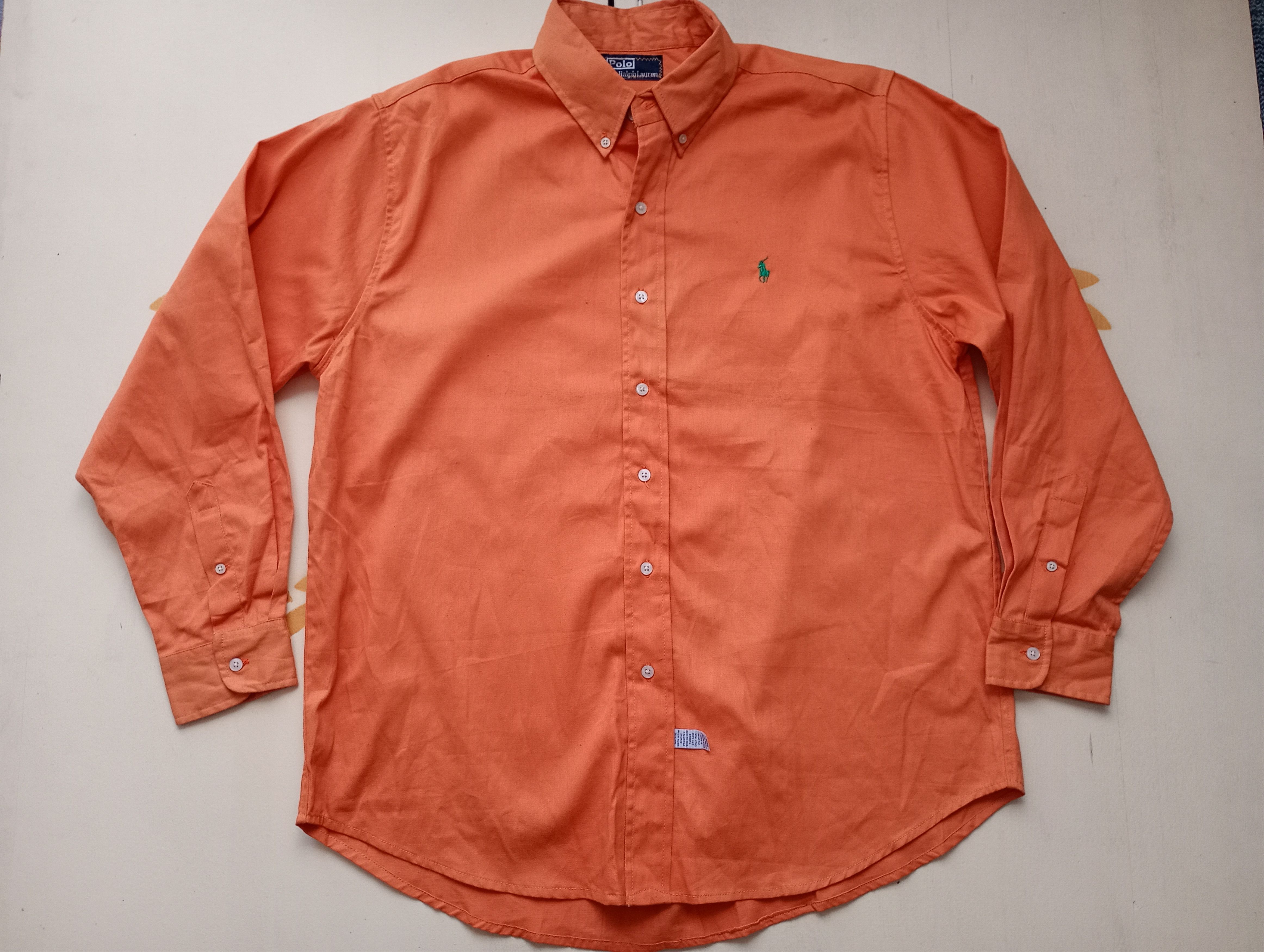 Polo Ralph Lauren Polo Ralph Lauren Shirt Button Ups Vintage 90's Size US L / EU 52-54 / 3 - 1 Thumbnail