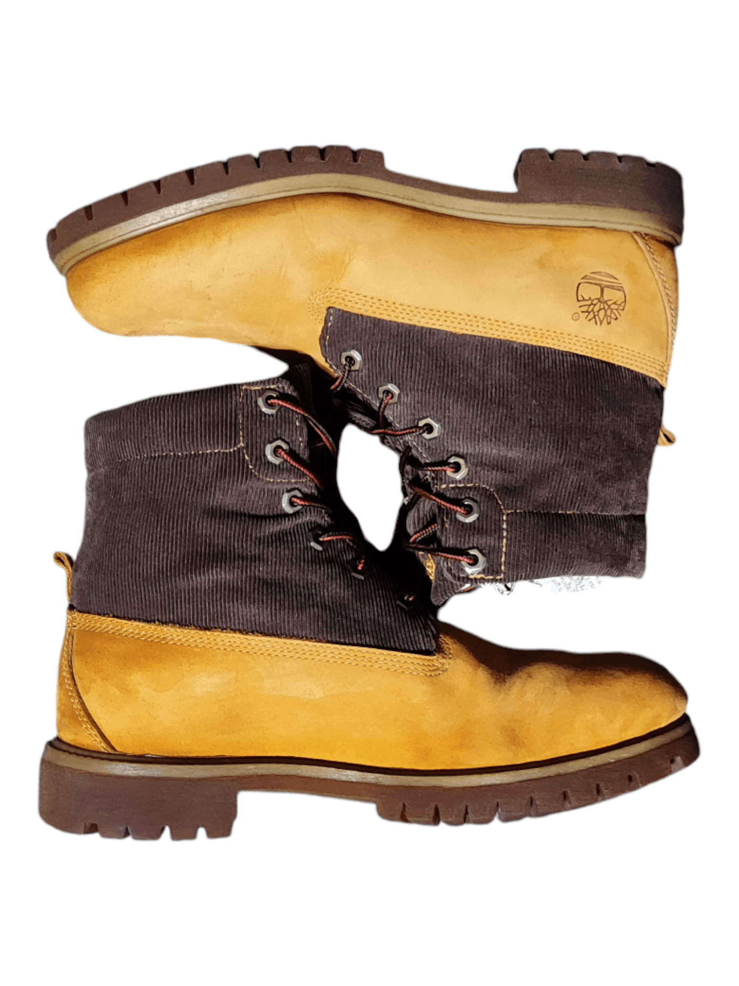 Timberland Timberland Roll Top Wheat Boots Suede & Corduroy Size US 9.5 / EU 42-43 - 3 Thumbnail