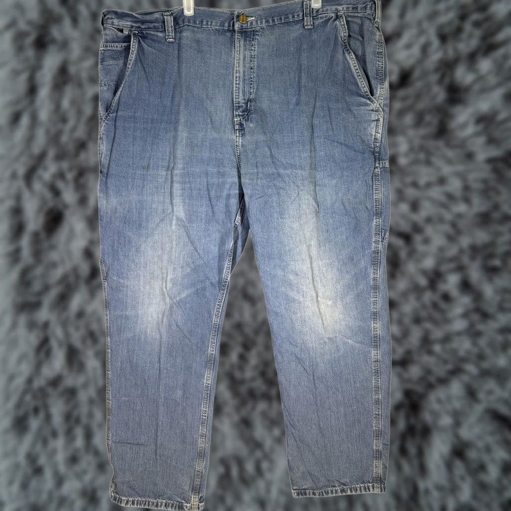 Carhartt Carhartt FR Work Jeans Mens 46x32 Denim Arc Flash CAT2 Workwear (46x32) Size US 30 / EU 46 - 1 Thumbnail