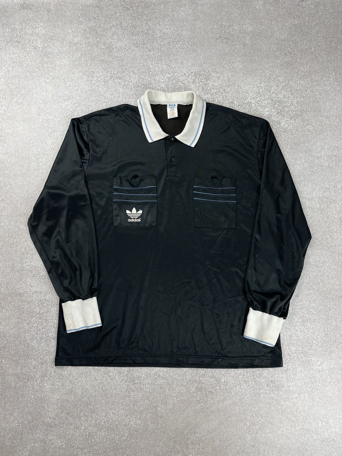 Adidas × Vintage Vintage Adidas Soccer Referee Longsleeve Jersey Size L Size US L / EU 52-54 / 3 - 1 Thumbnail